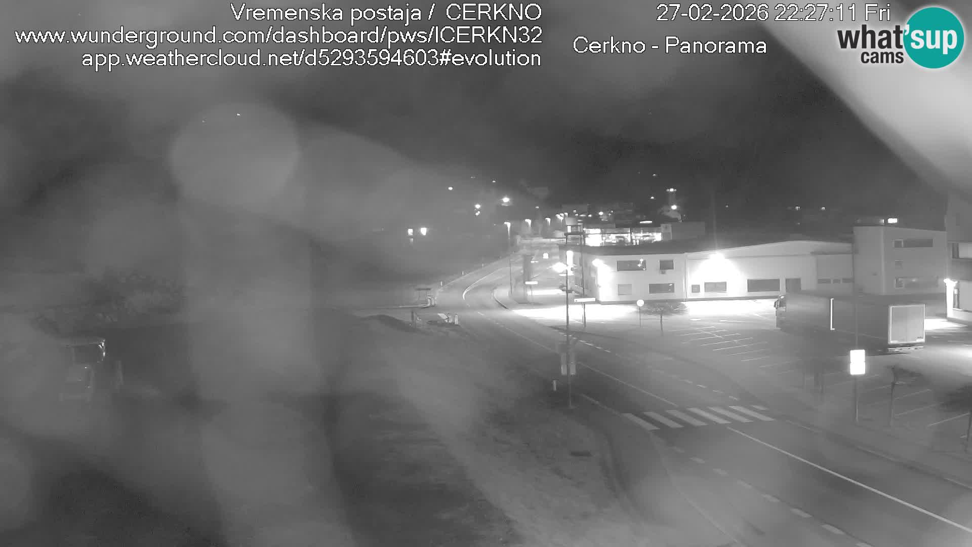 Cerkno entrada a la ciudad Webcam en vivo