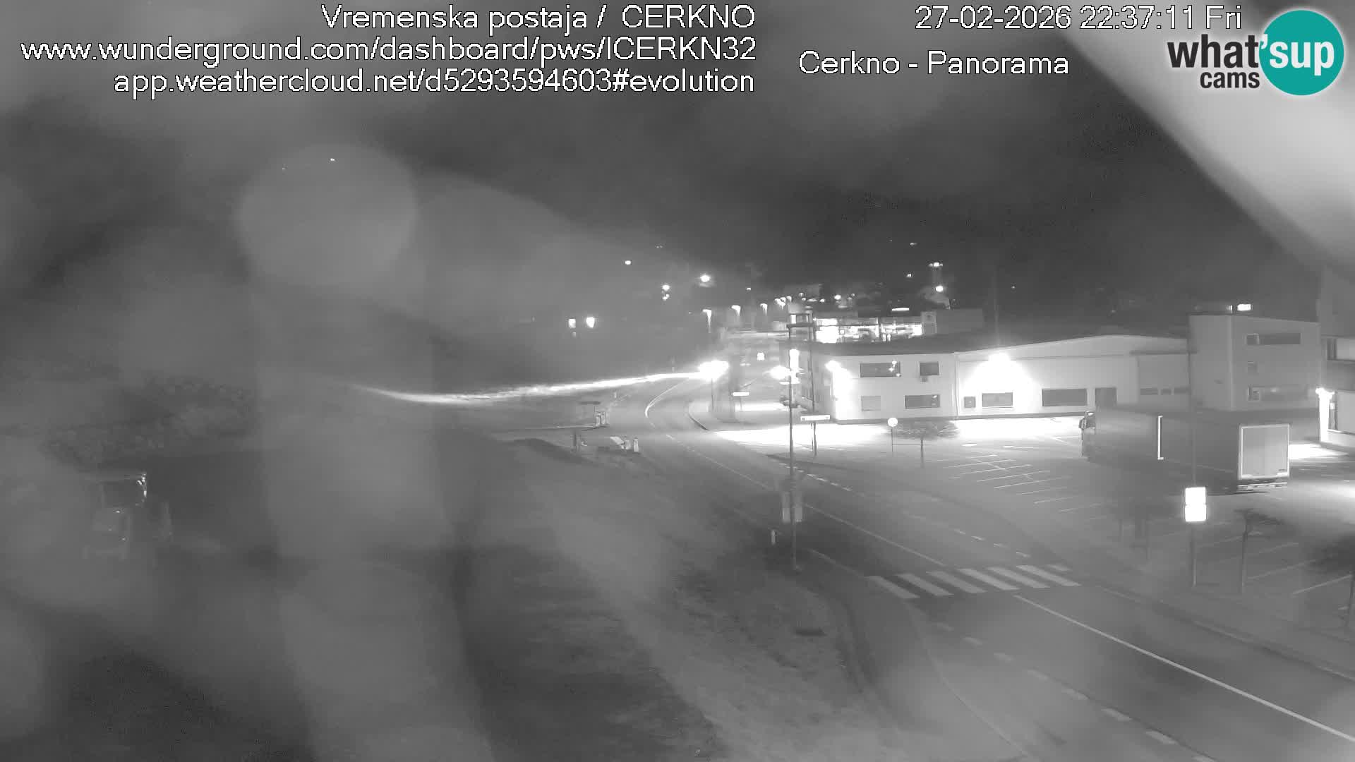 Cerkno entrada a la ciudad Webcam en vivo