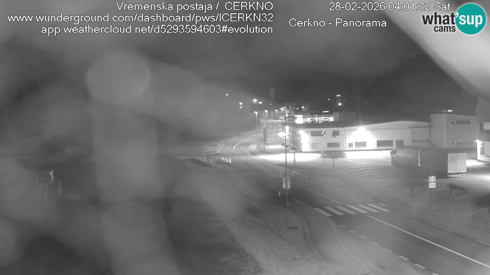 Cerkno entrada a la ciudad Webcam en vivo