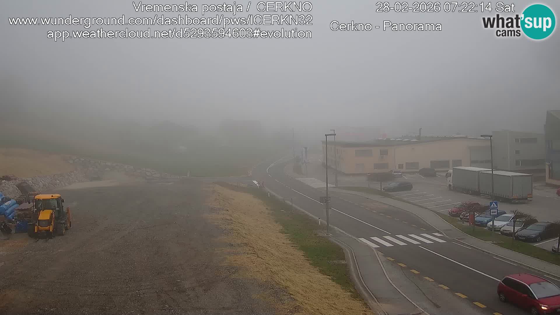 Cerkno city entrance Live Webcam