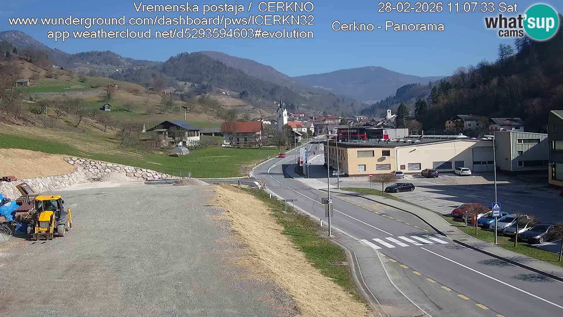 Webcam Ingresso Città di Cerkno