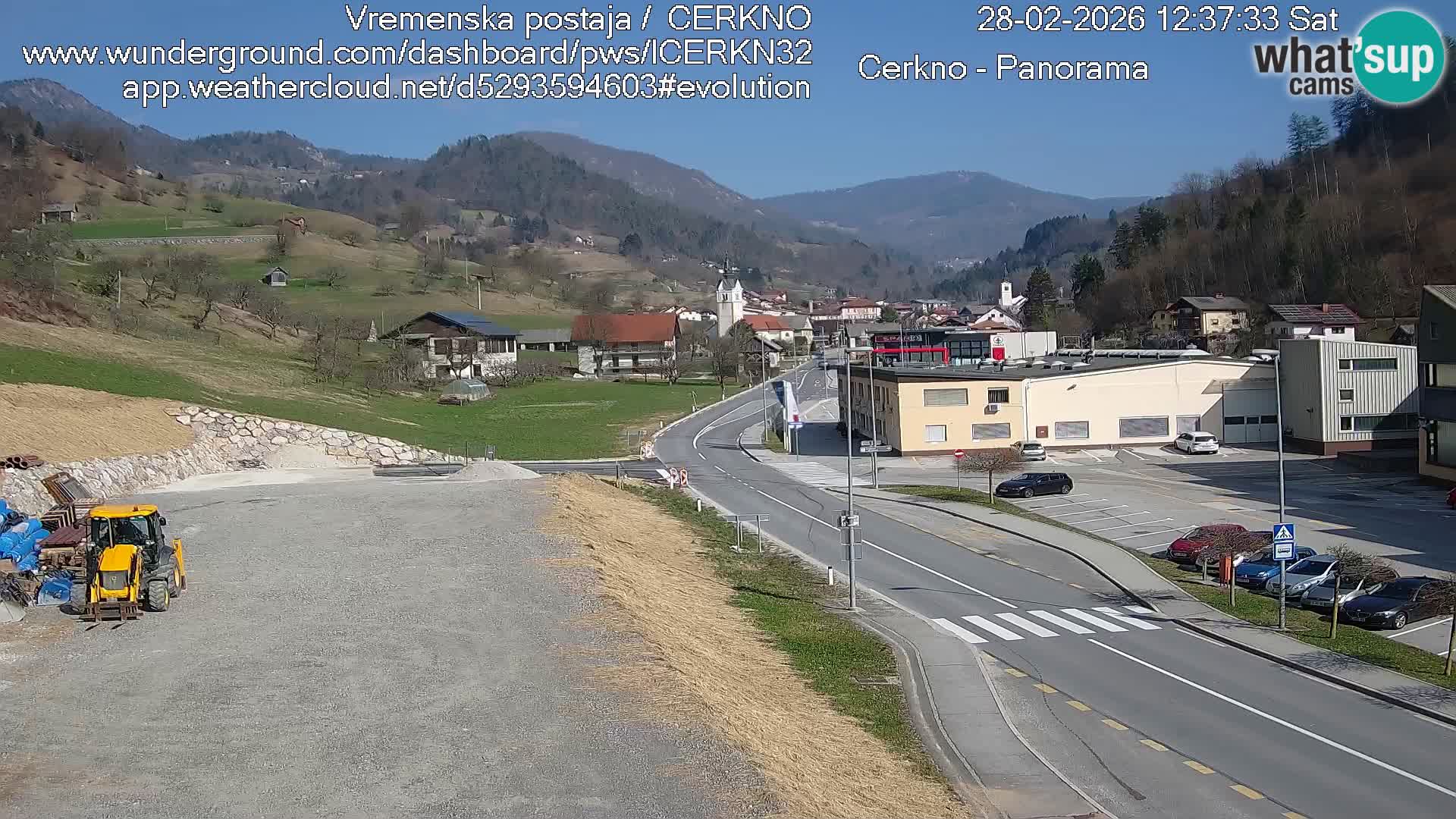 Webcam Ingresso Città di Cerkno