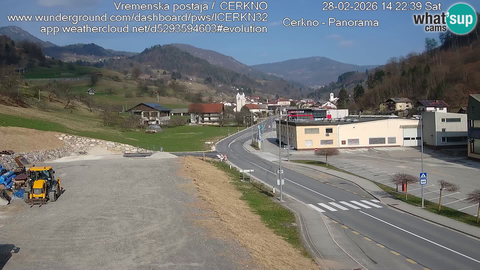 Cerkno ulaz u grad – Kamera uživo