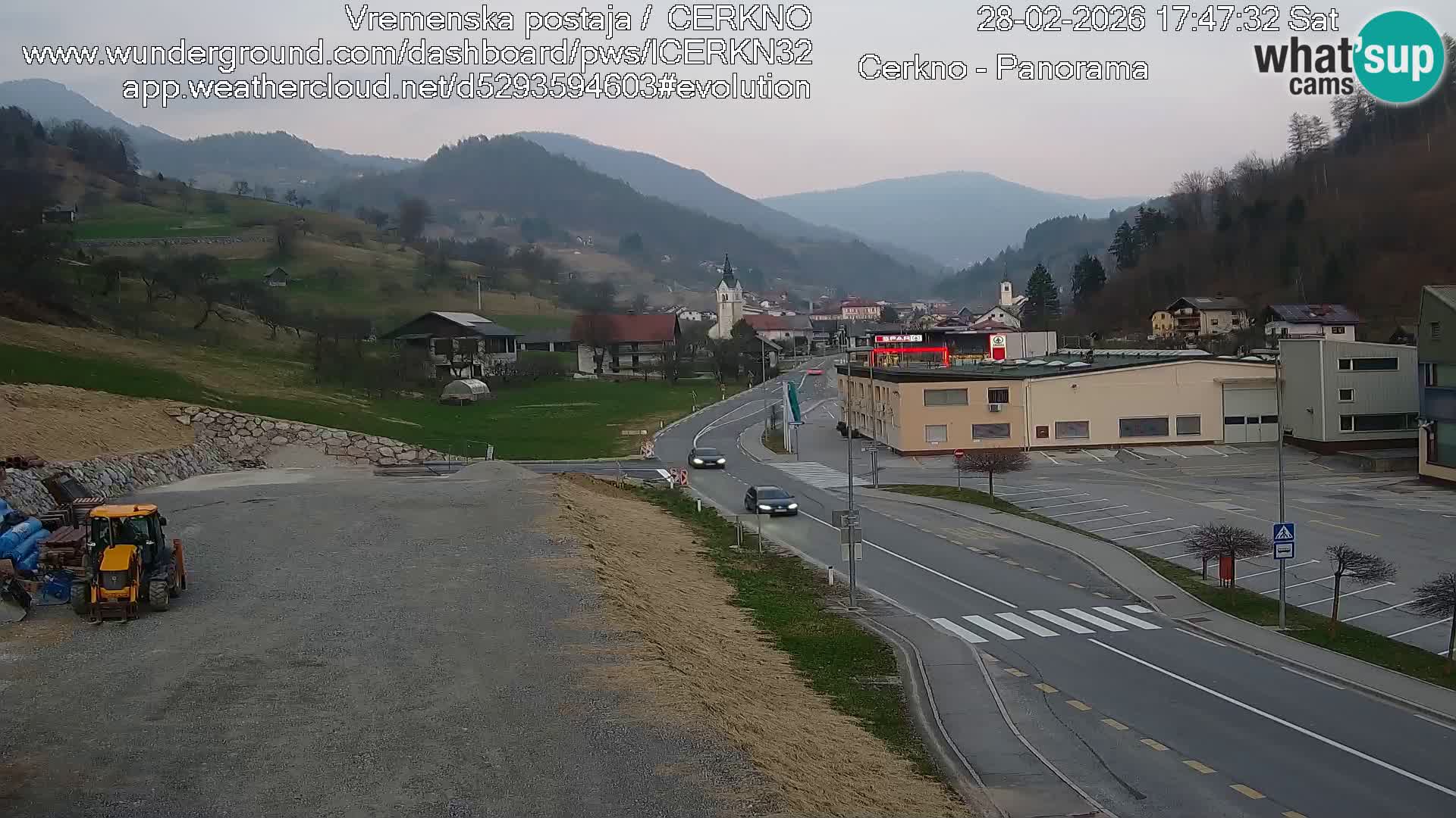 Cerkno Stadteingang Live-Webcam