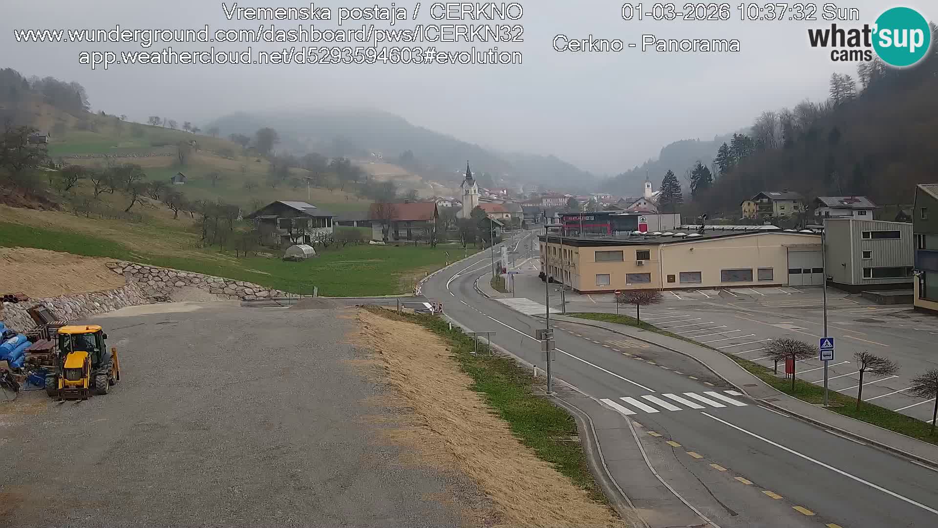 Cerkno ulaz u grad – Kamera uživo