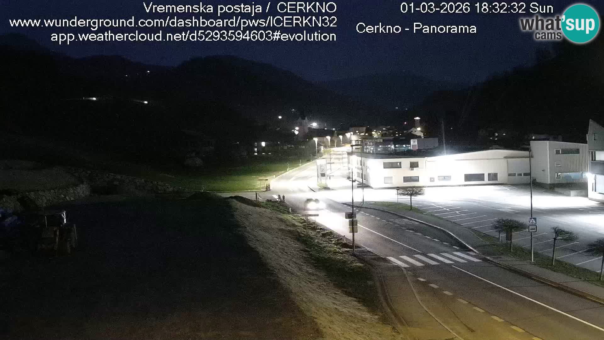 Webcam Ingresso Città di Cerkno