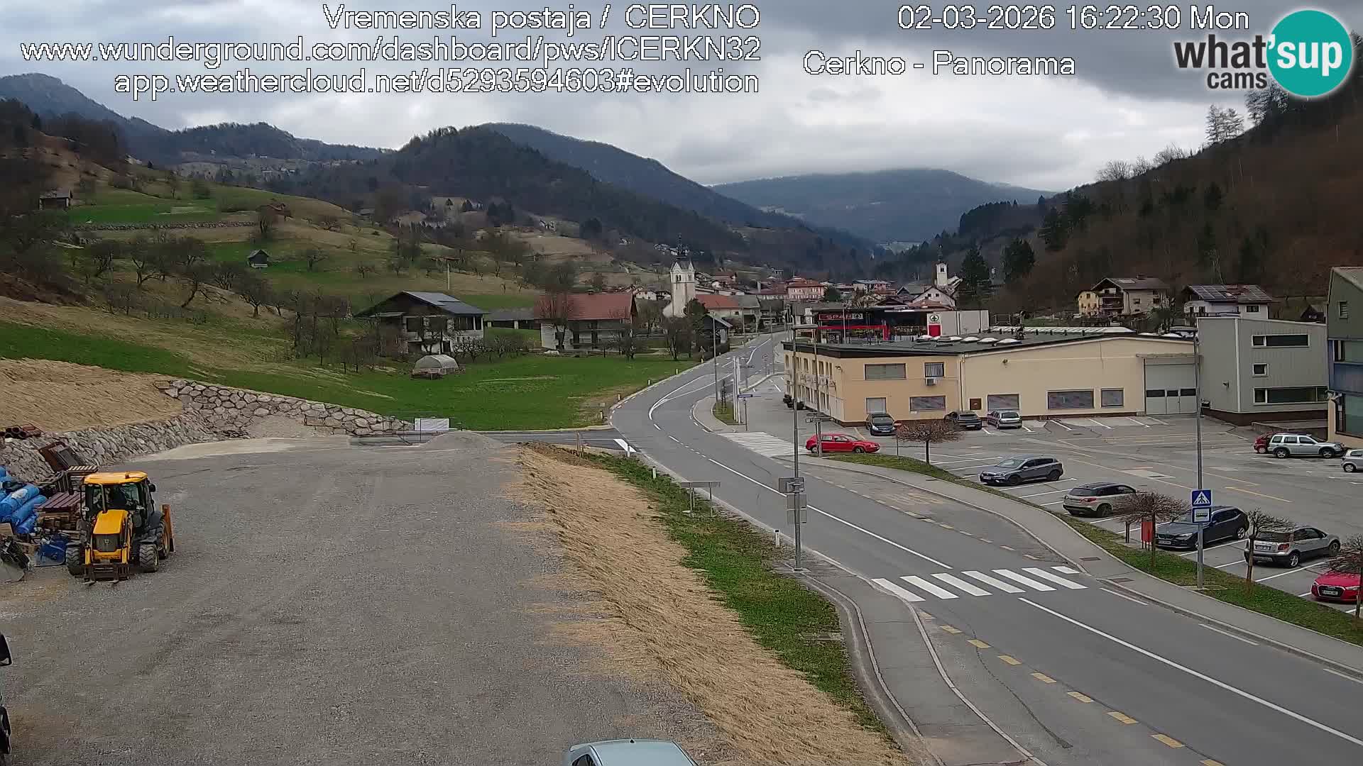 Webcam Ingresso Città di Cerkno