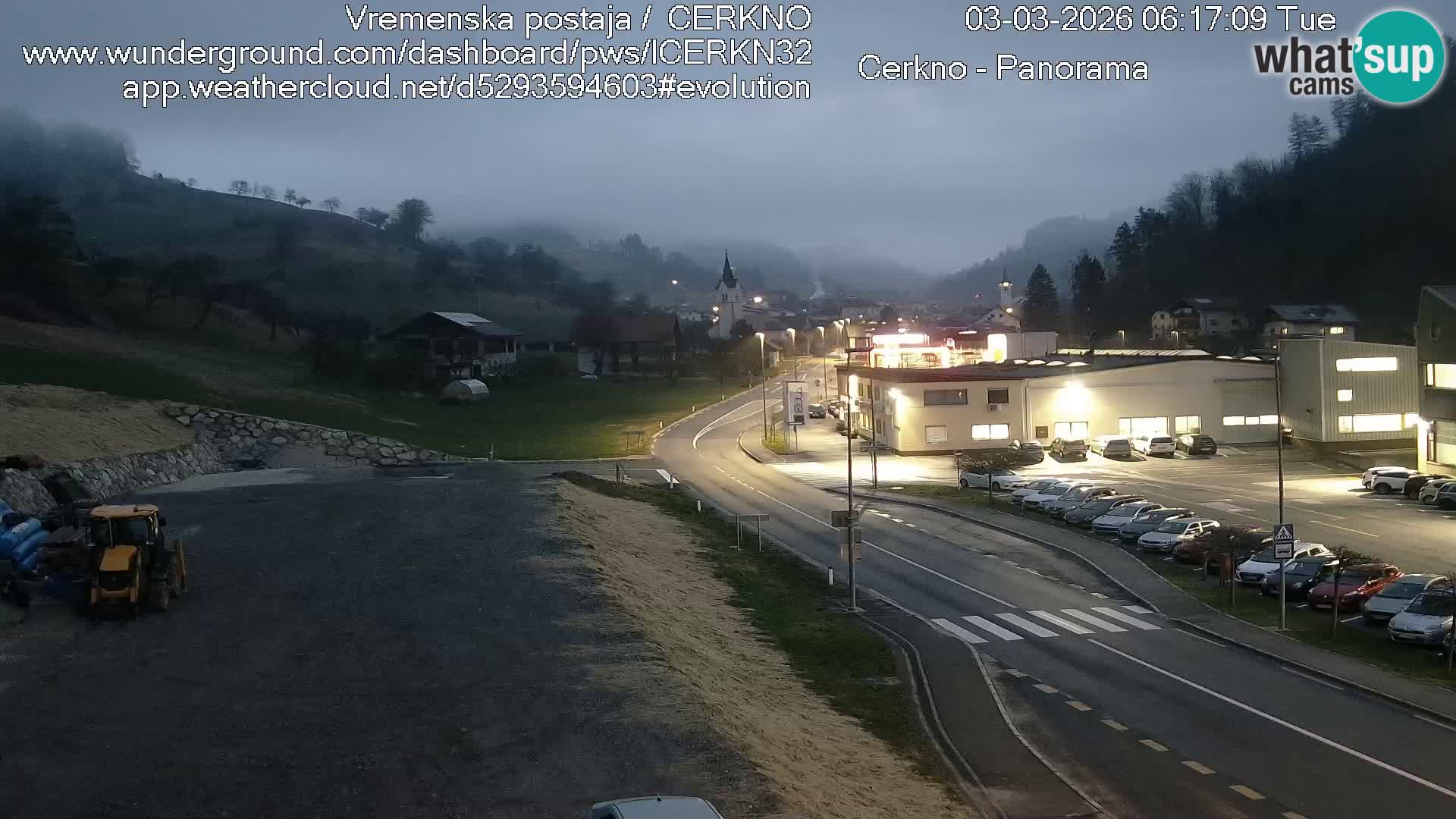 Cerkno Stadteingang Live-Webcam