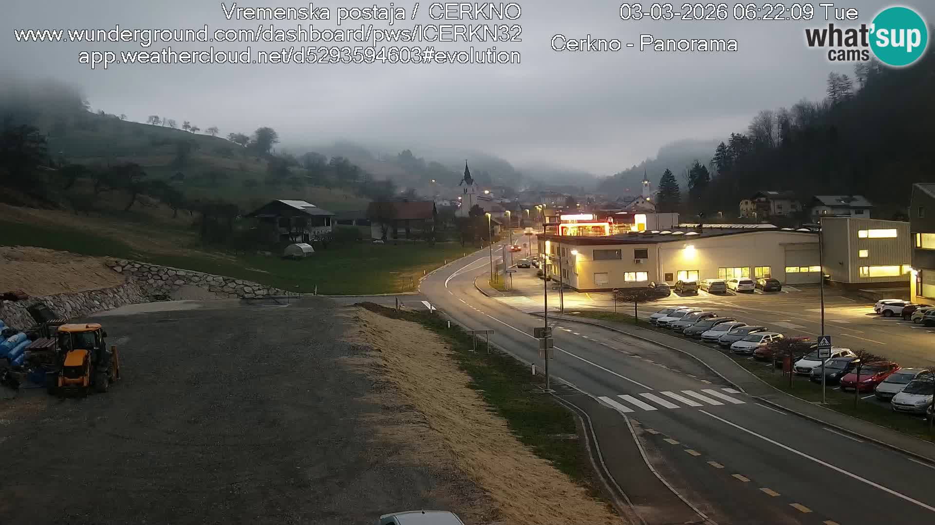 Cerkno Stadteingang Live-Webcam