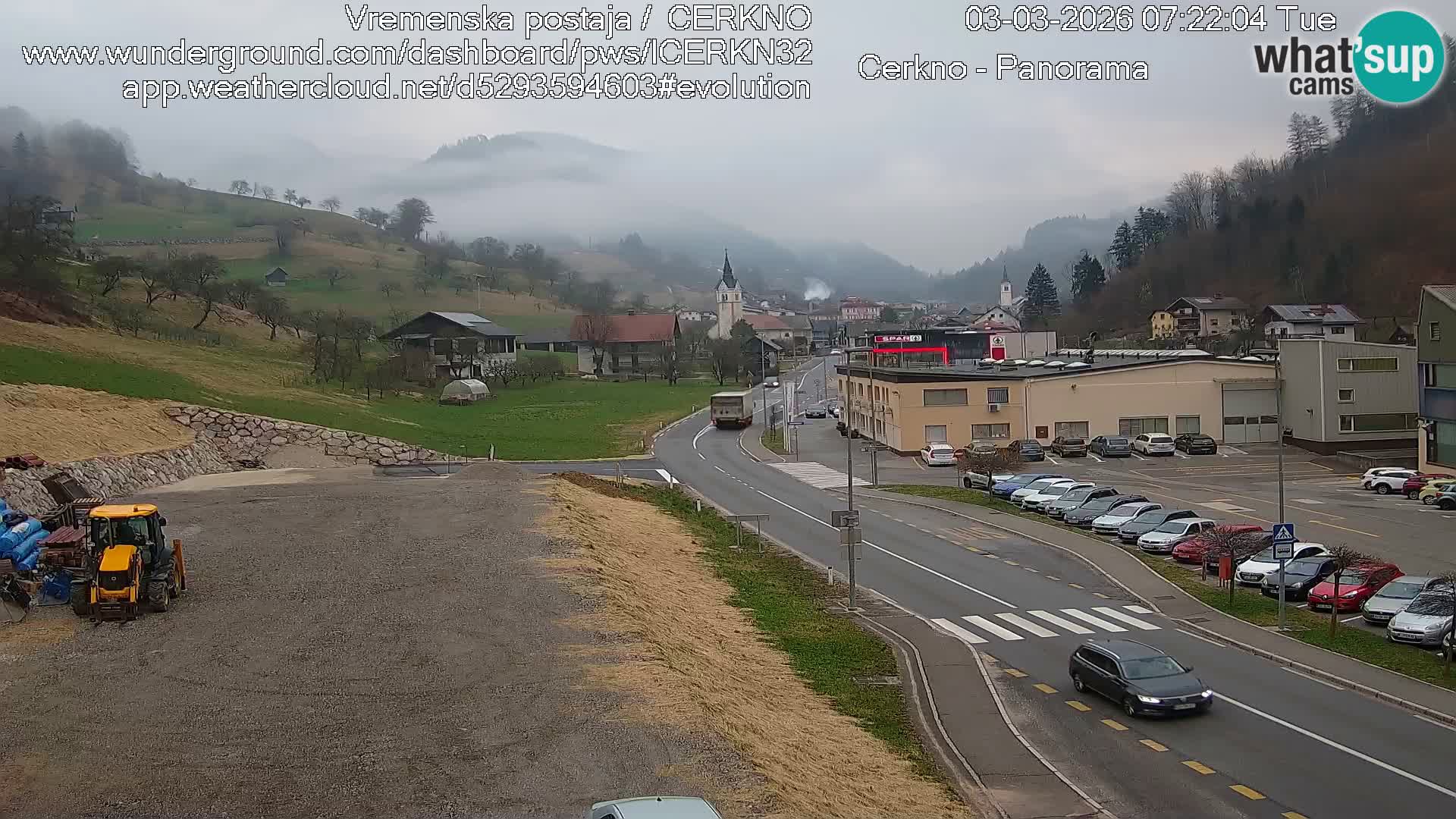 Cerkno ulaz u grad – Kamera uživo