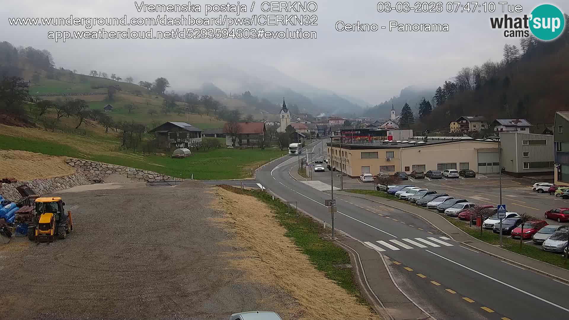 Cerkno Stadteingang Live-Webcam
