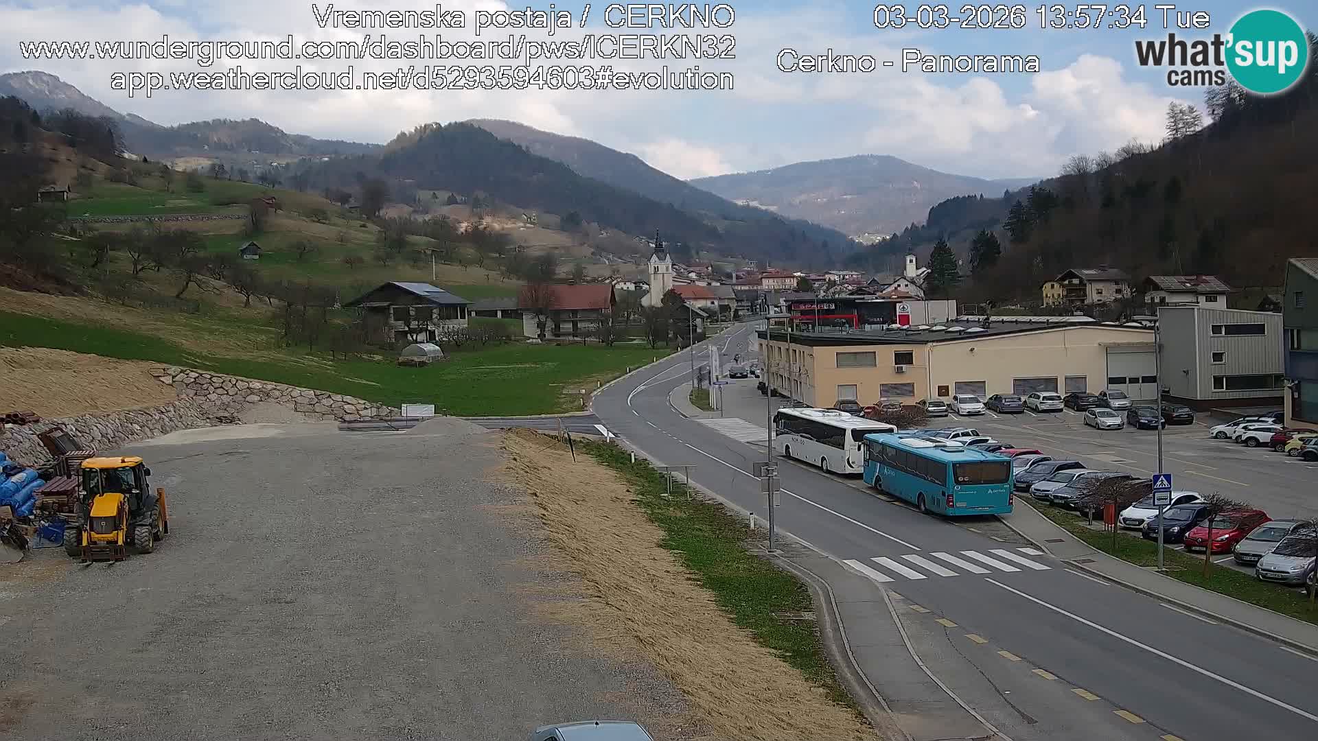 Cerkno Stadteingang Live-Webcam