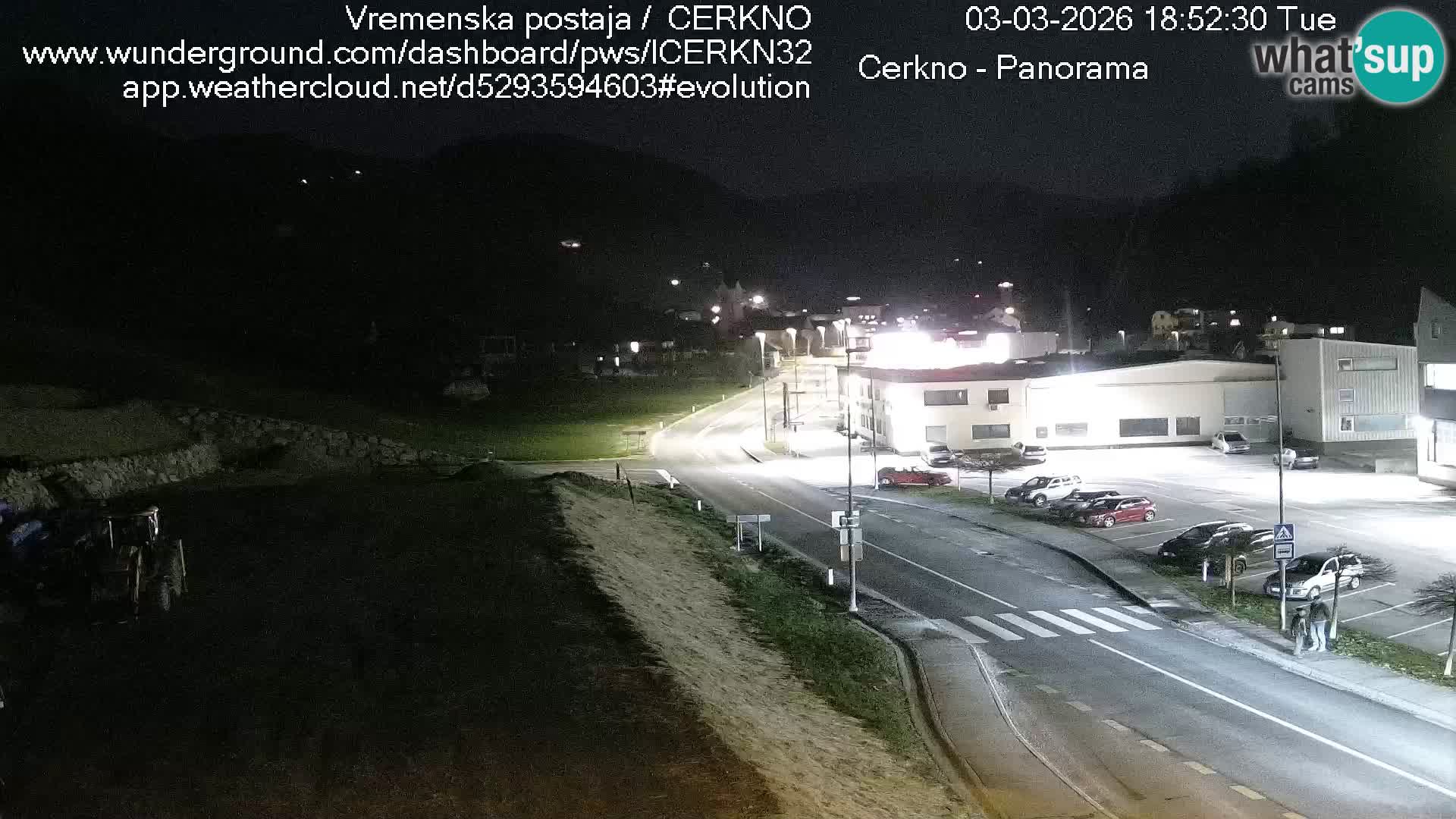 Cerkno ulaz u grad – Kamera uživo