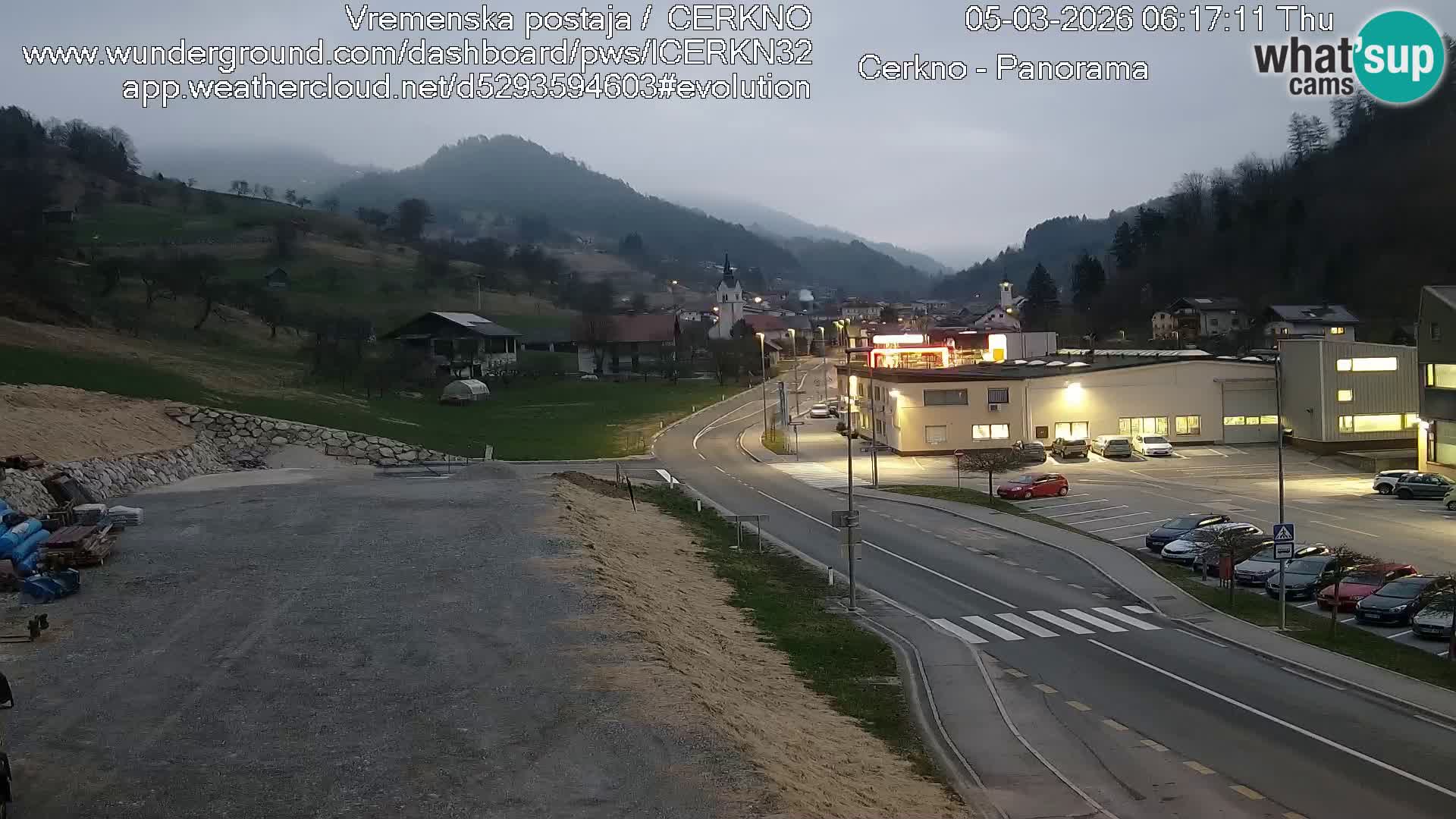 Cerkno Stadteingang Live-Webcam
