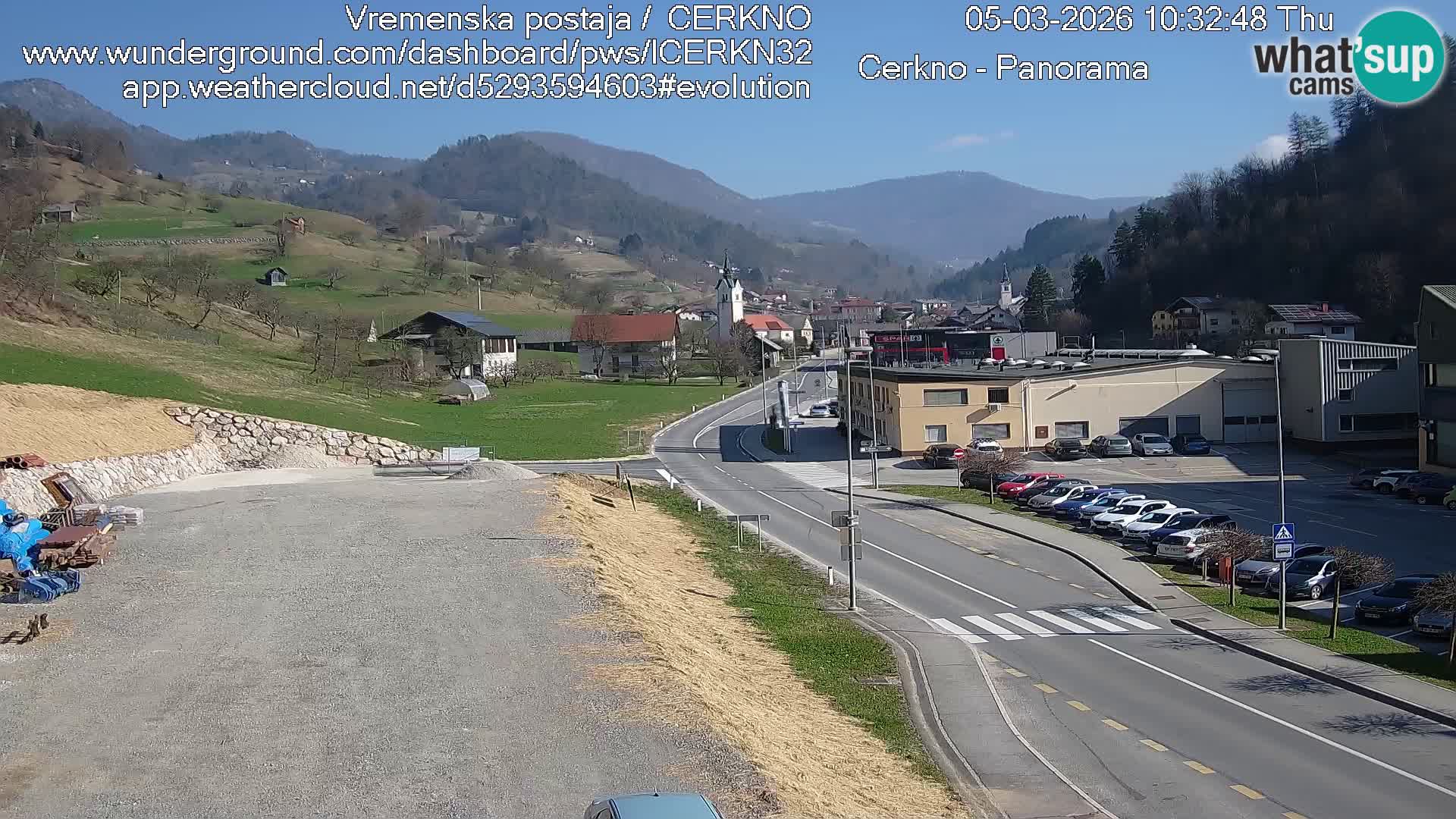 Cerkno Stadteingang Live-Webcam