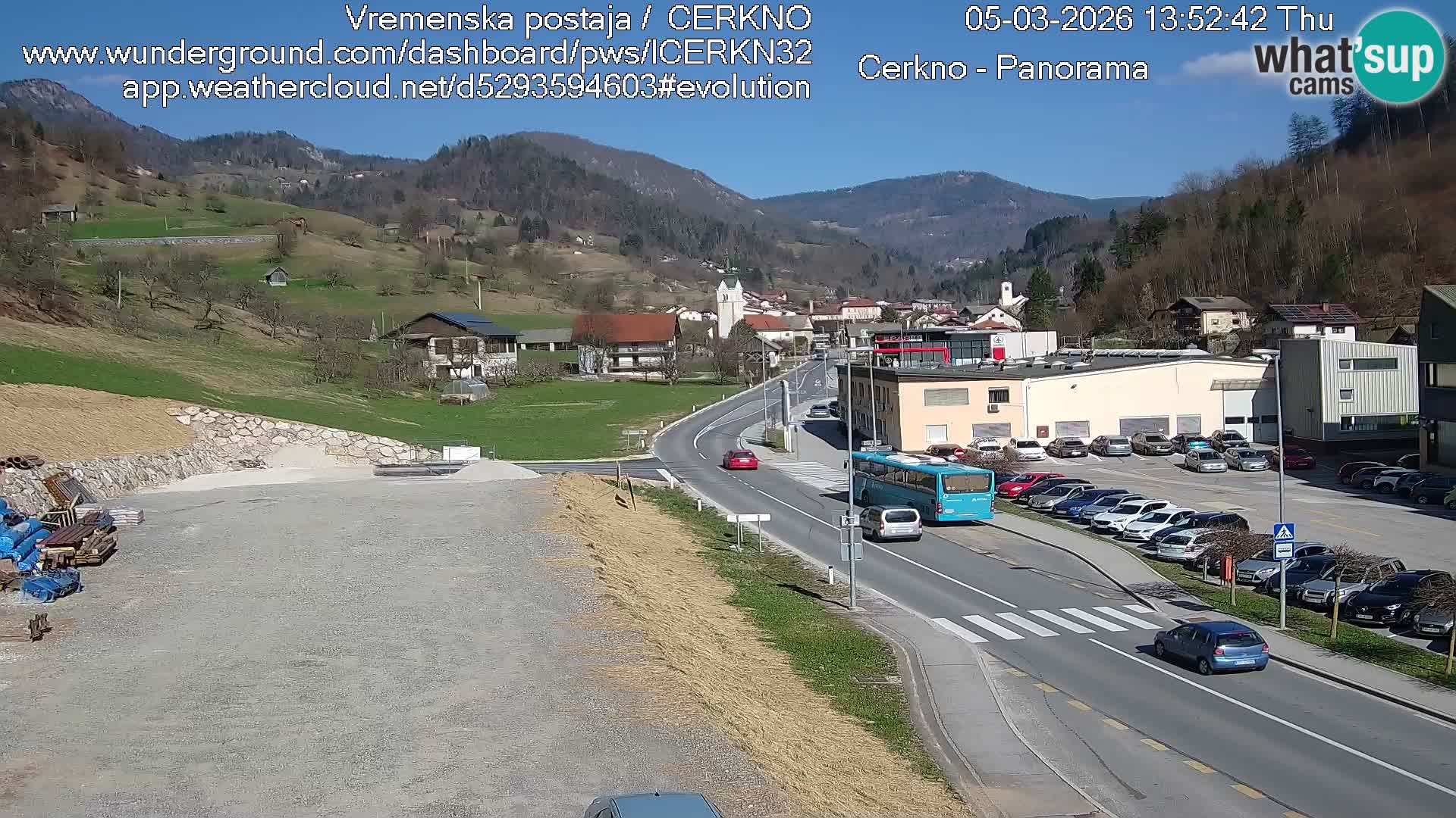 Cerkno Stadteingang Live-Webcam