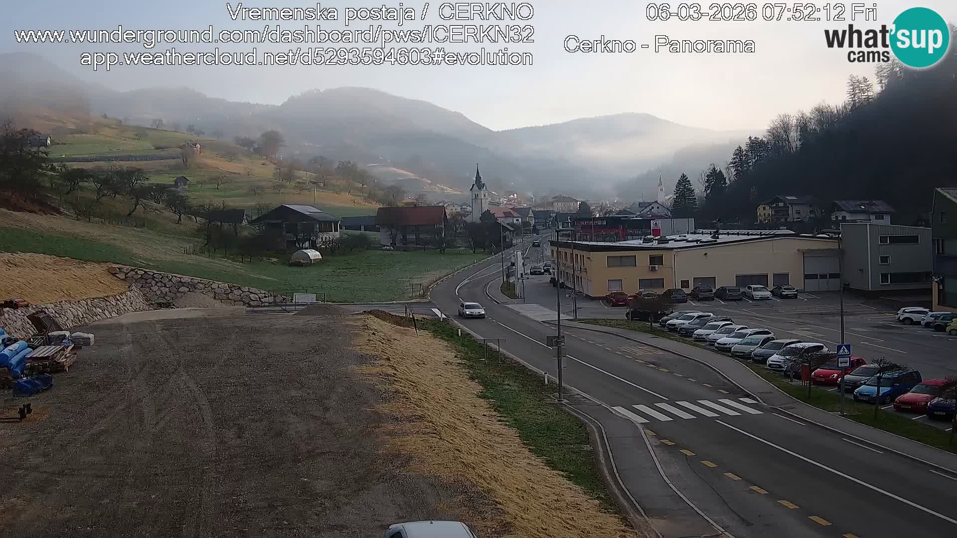 Cerkno ulaz u grad – Kamera uživo