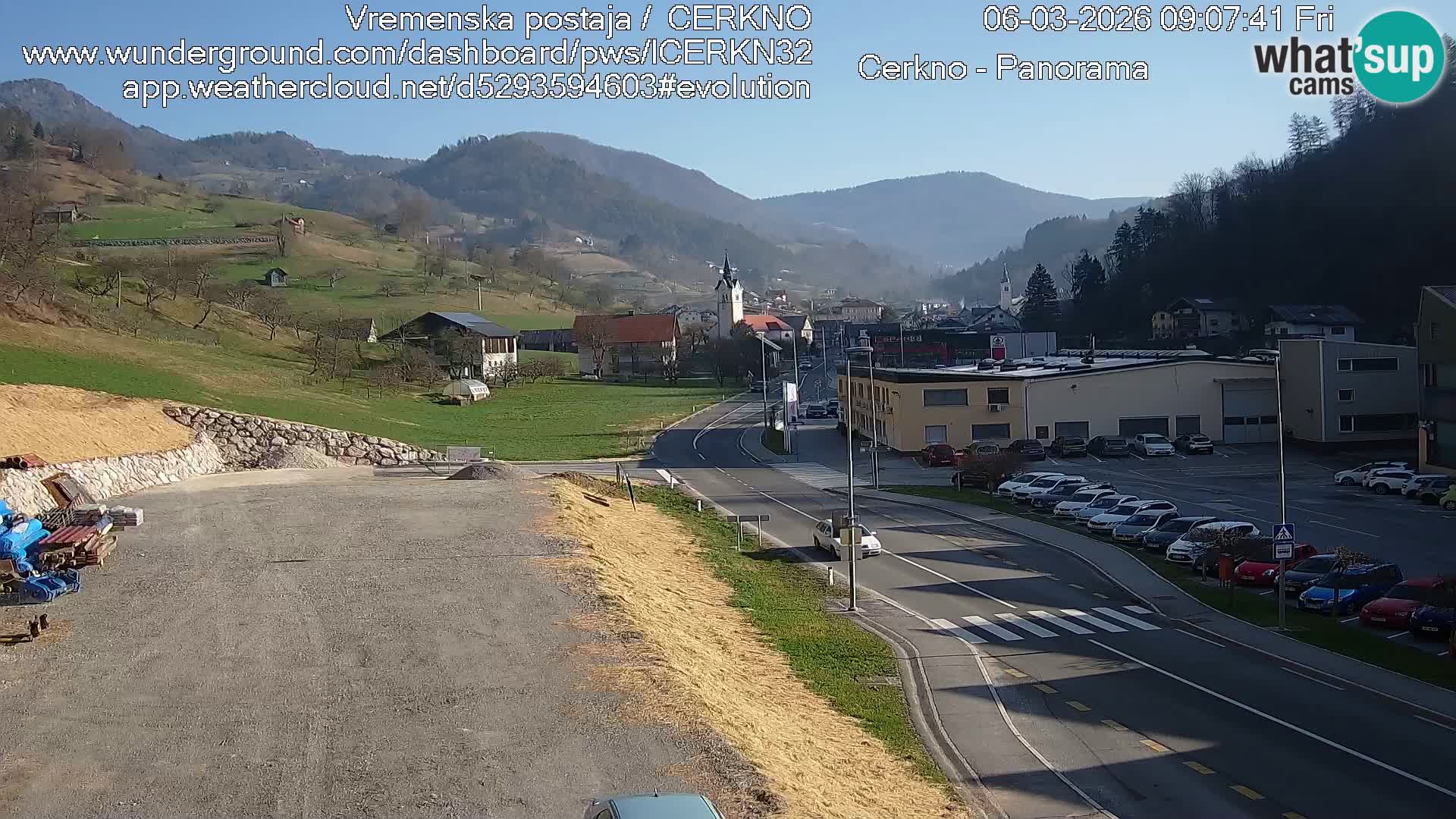 Cerkno Stadteingang Live-Webcam