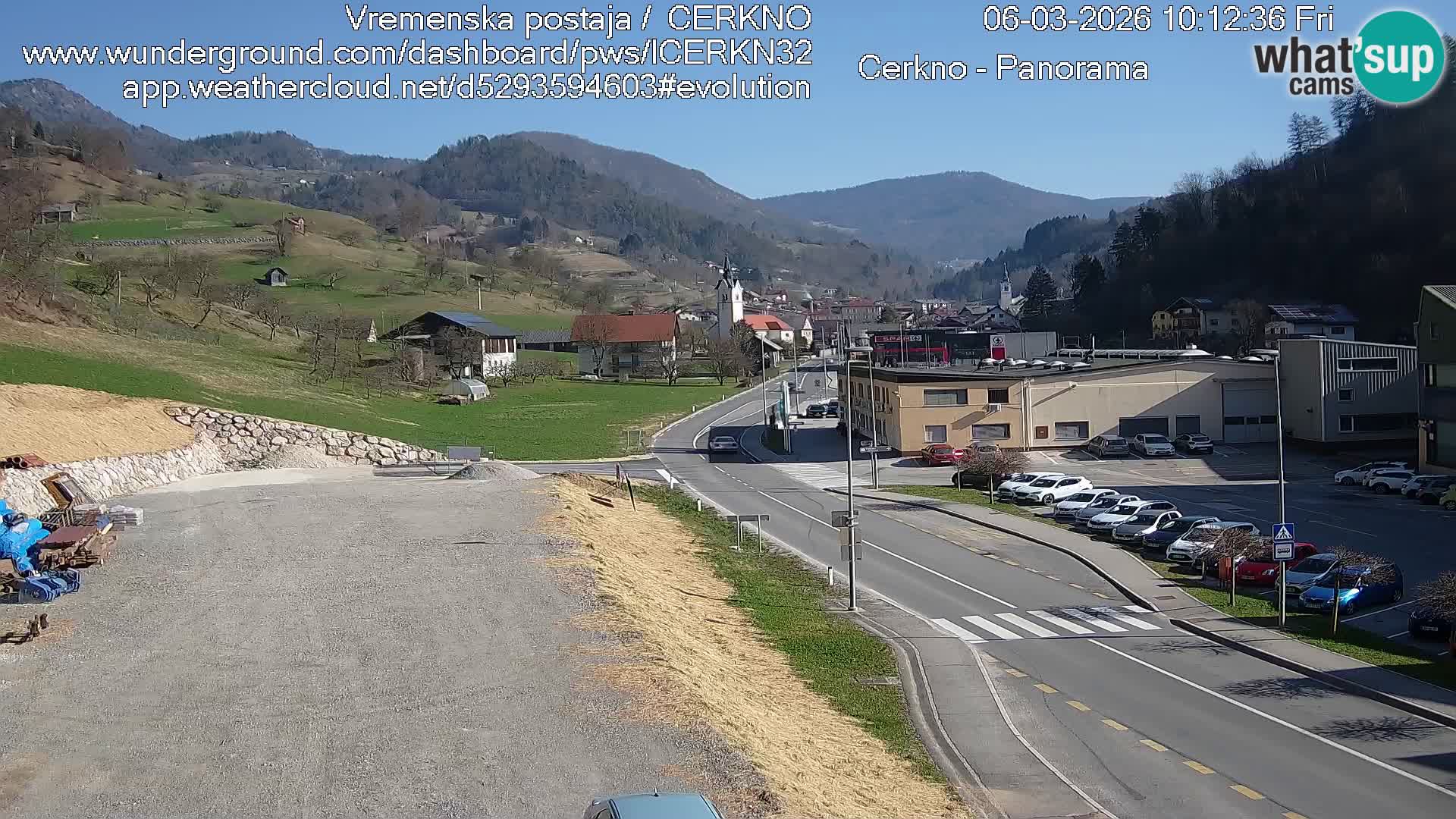 Cerkno Stadteingang Live-Webcam