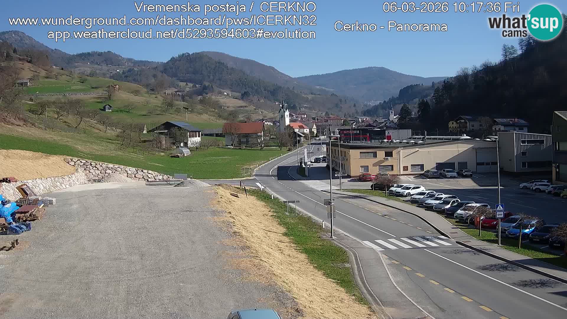 Cerkno Stadteingang Live-Webcam
