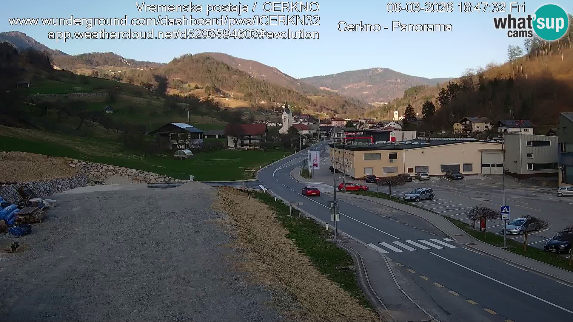 Cerkno Stadteingang Live-Webcam