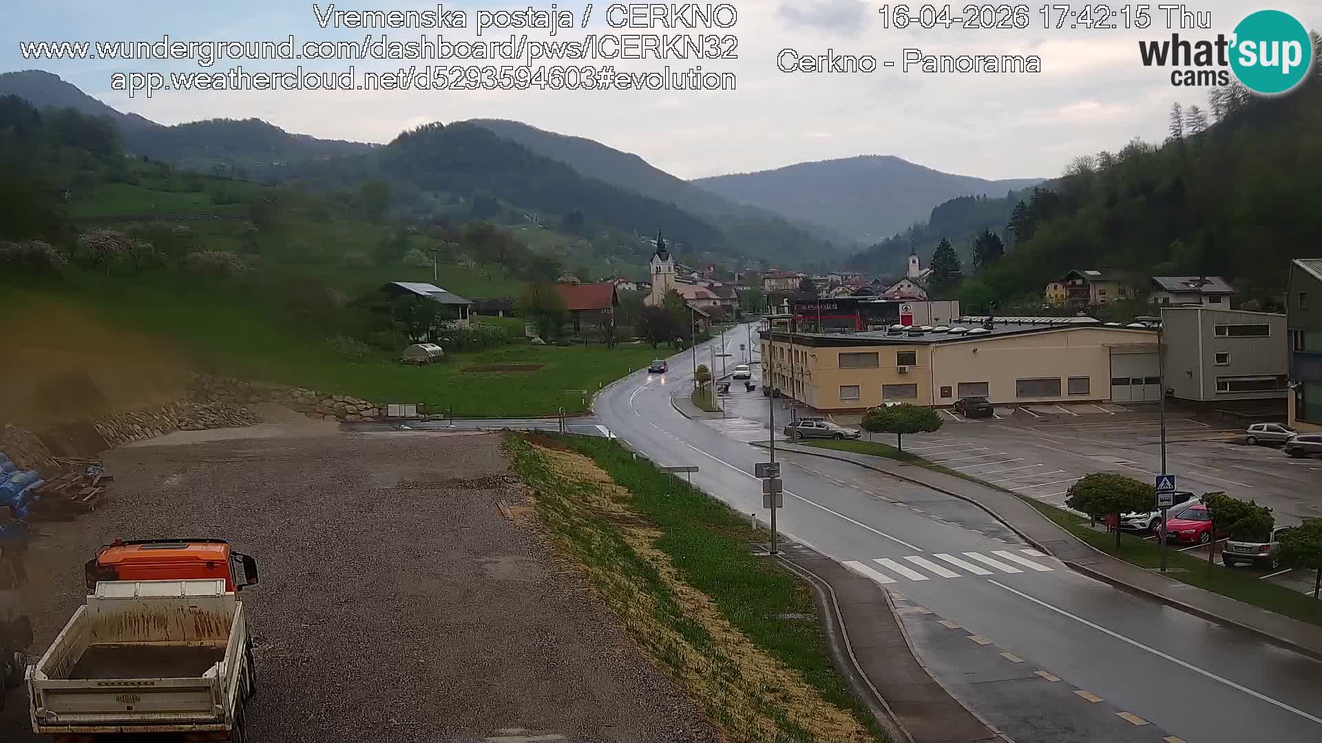 Cerkno Stadteingang Live-Webcam
