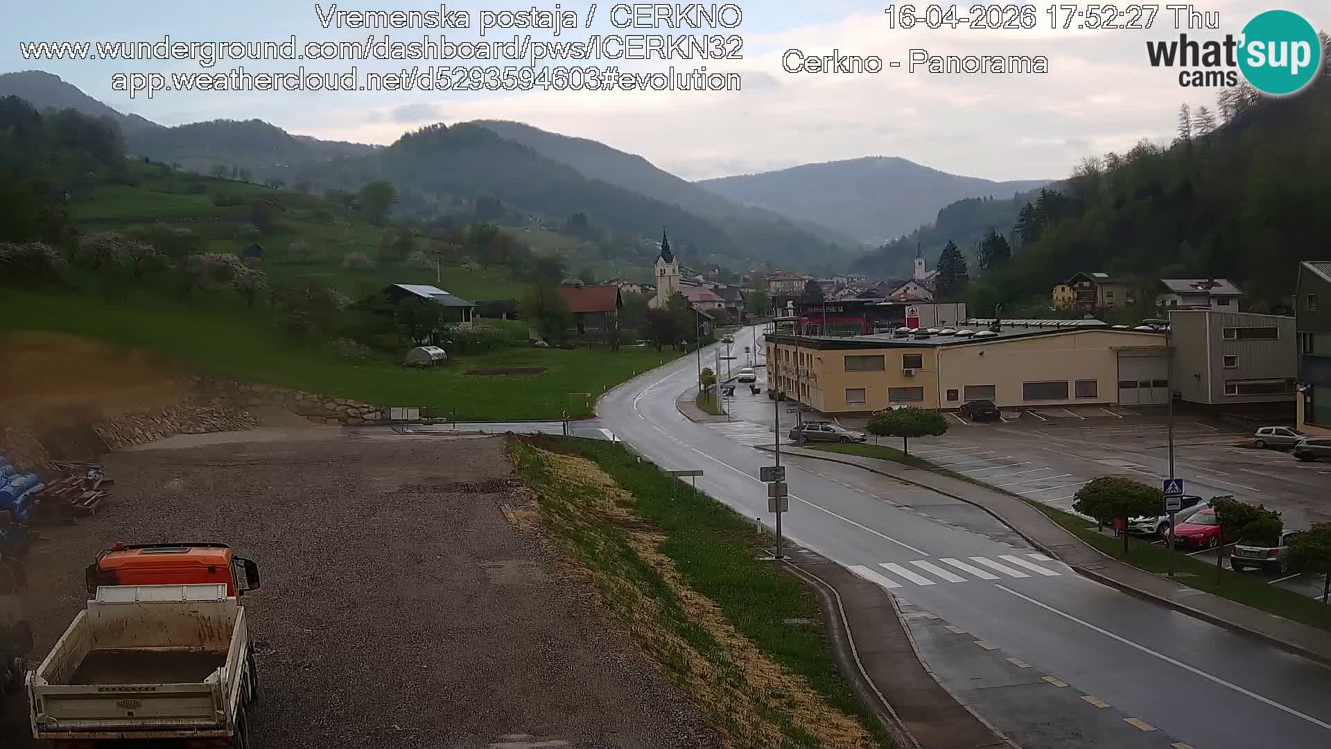 Cerkno Stadteingang Live-Webcam