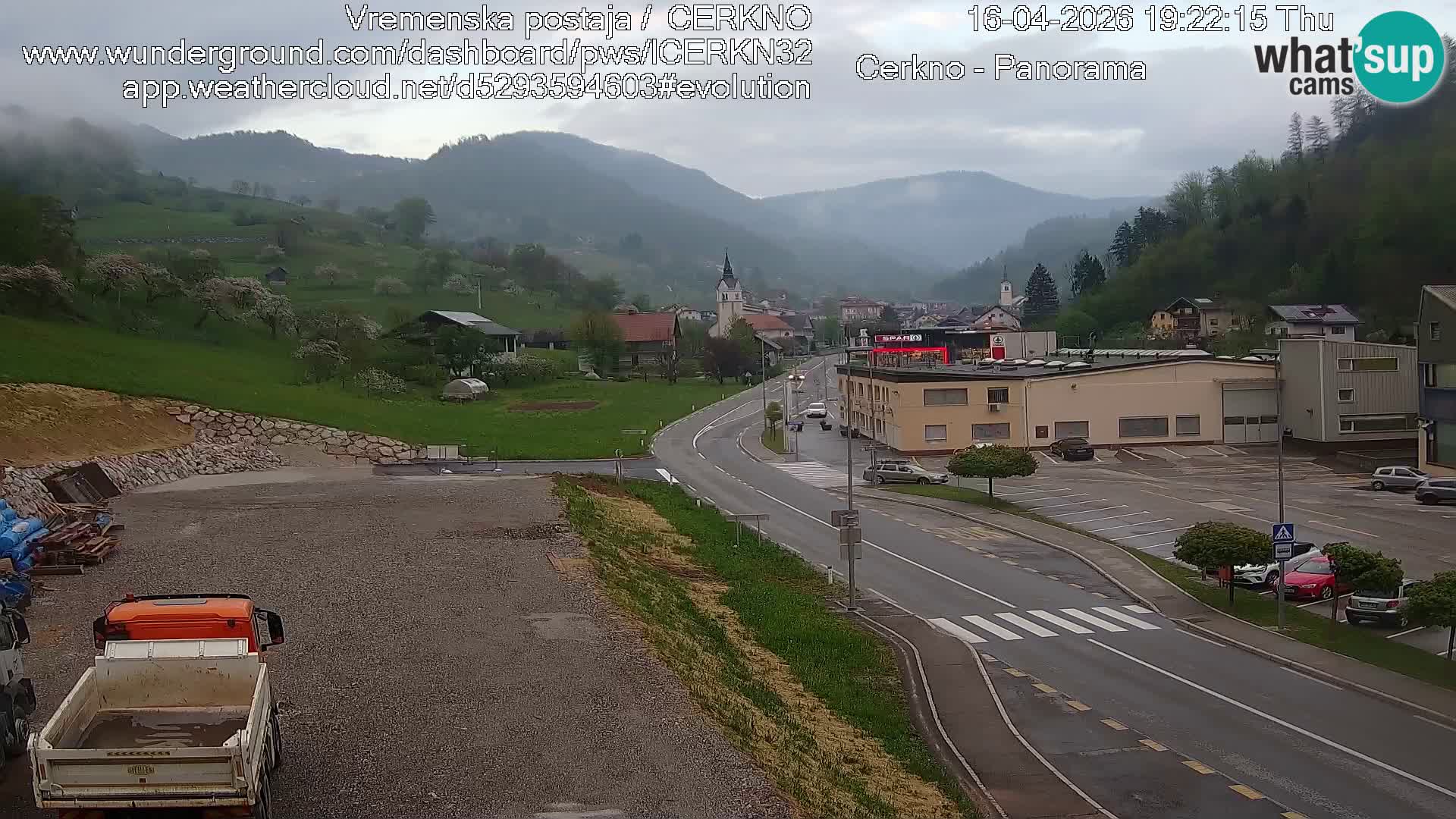 Cerkno ulaz u grad – Kamera uživo