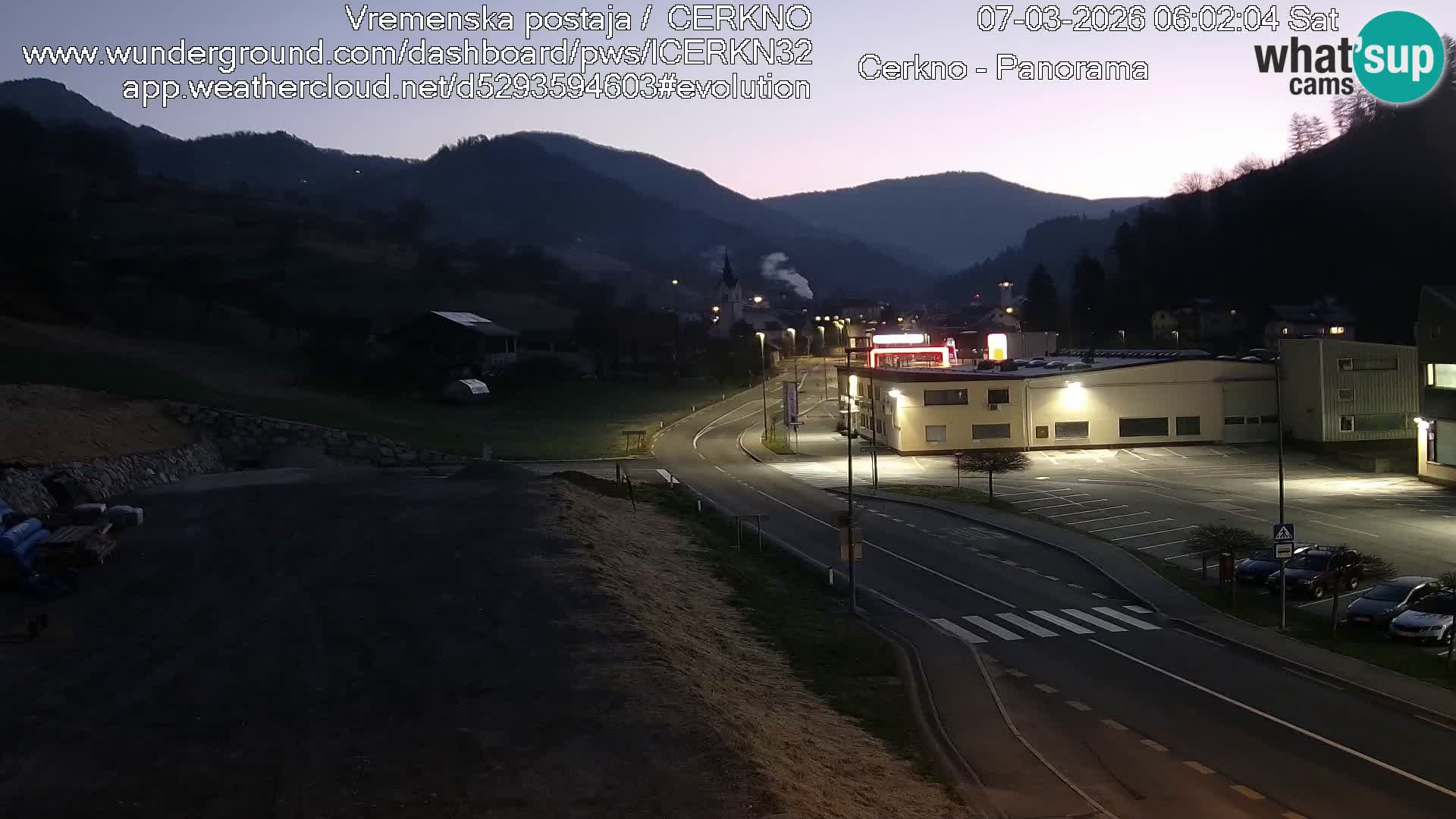 Cerkno Stadteingang Live-Webcam