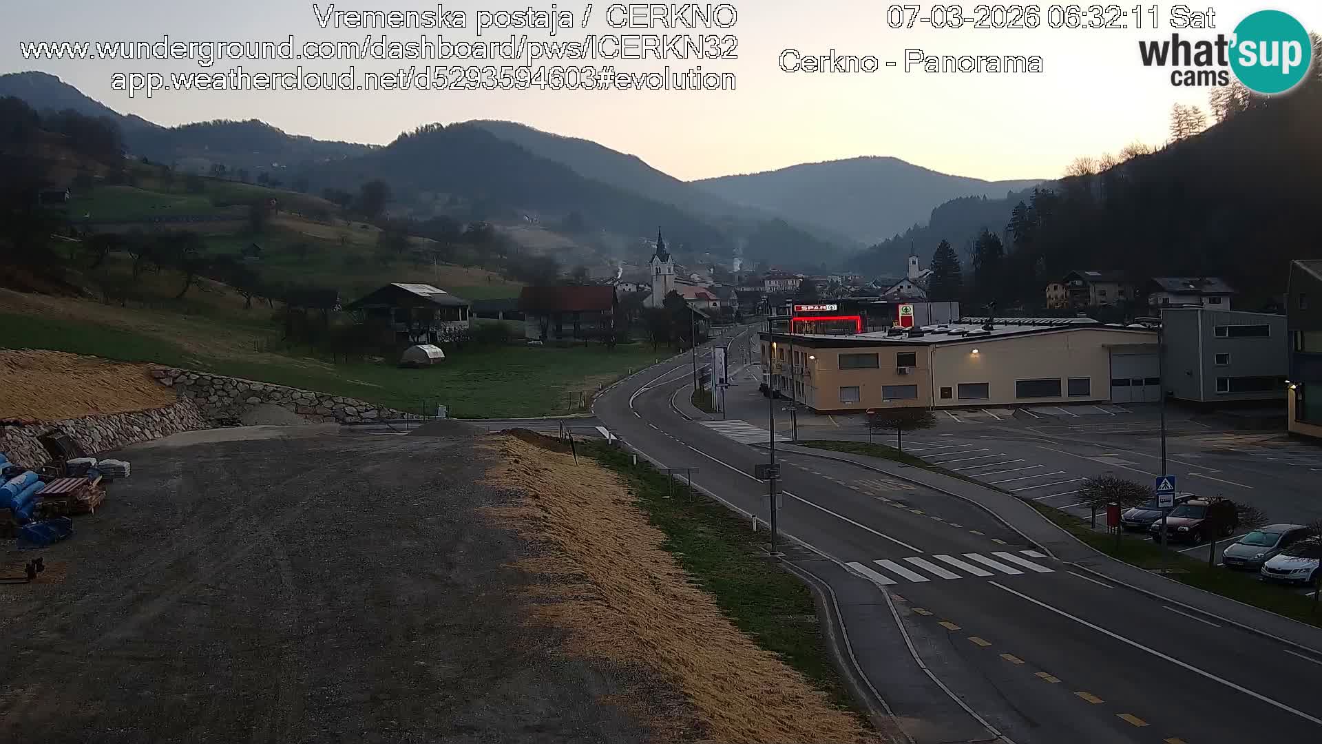 Webcam Ingresso Città di Cerkno