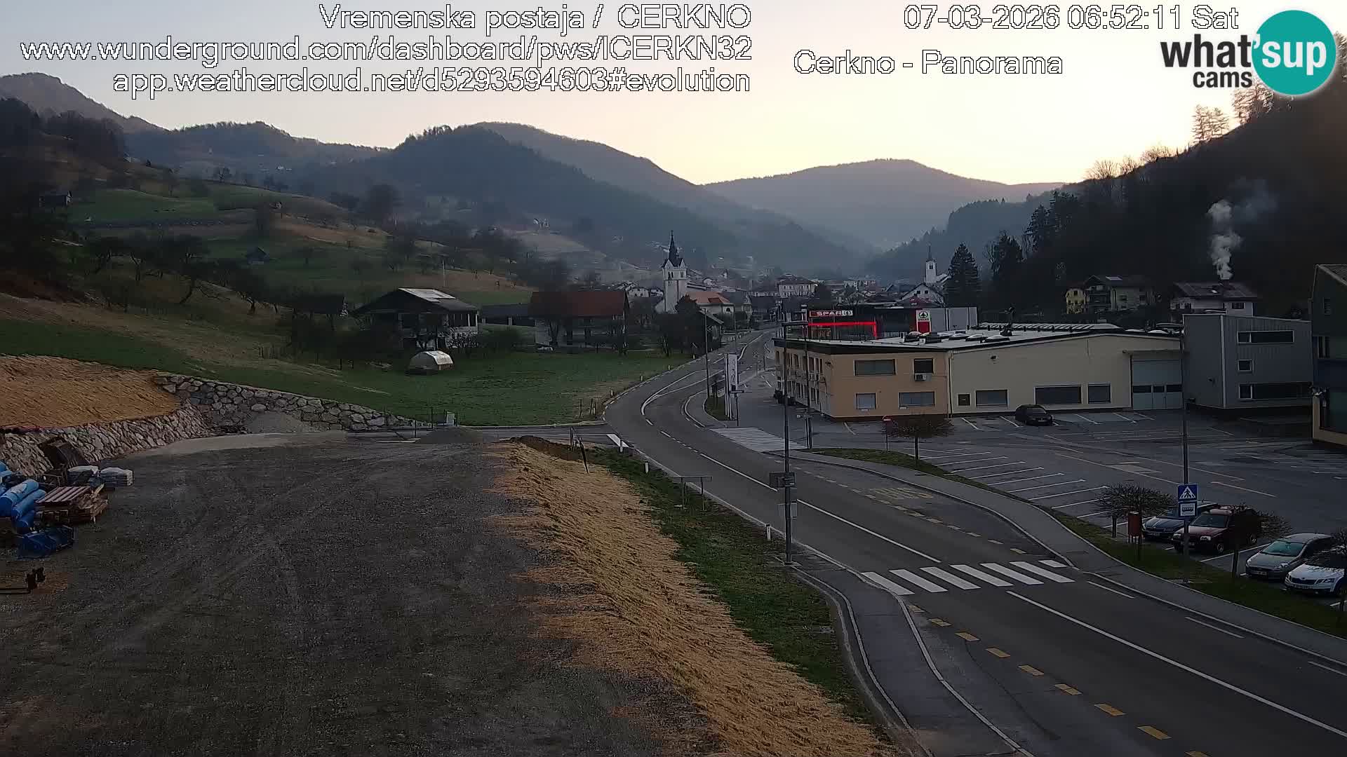 Webcam Ingresso Città di Cerkno