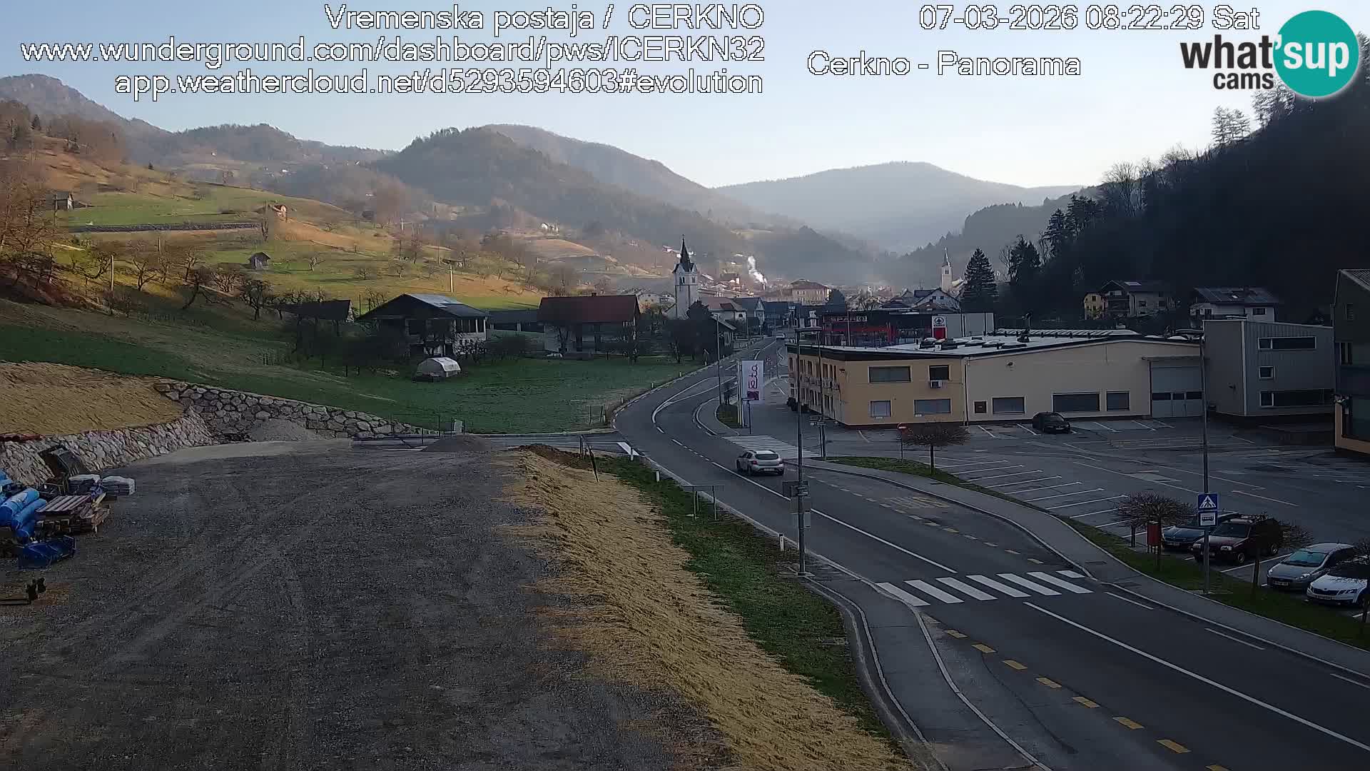 Cerkno ulaz u grad – Kamera uživo