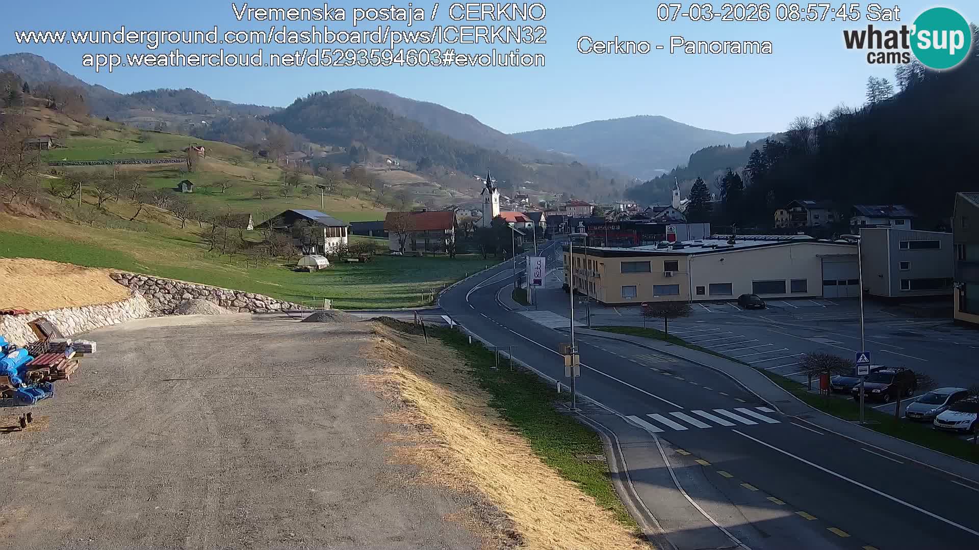 Cerkno Stadteingang Live-Webcam