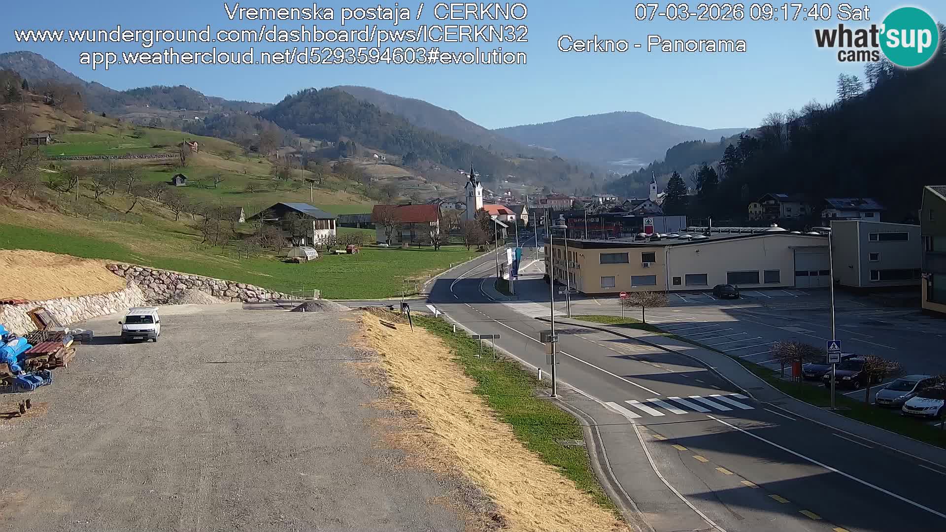 Cerkno ulaz u grad – Kamera uživo