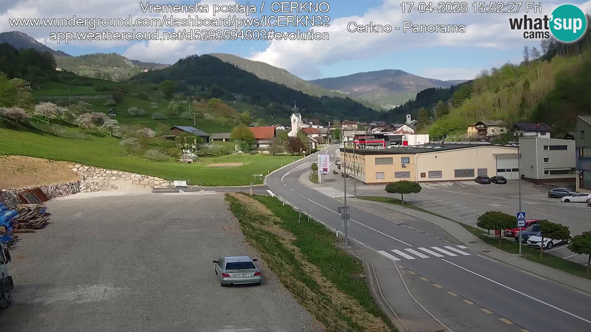 Webcam Ingresso Città di Cerkno