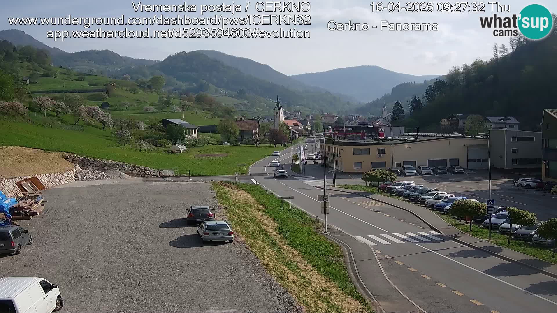 Cerkno ulaz u grad – Kamera uživo