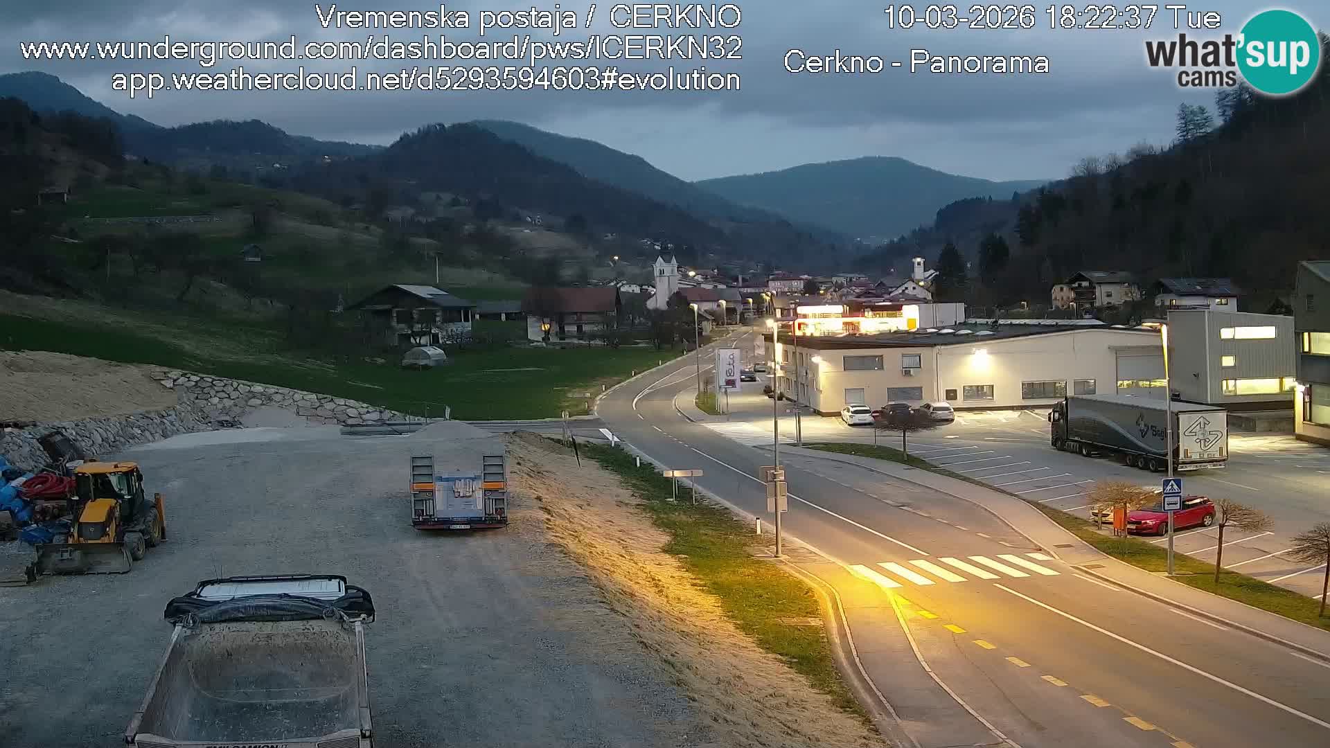Webcam Ingresso Città di Cerkno