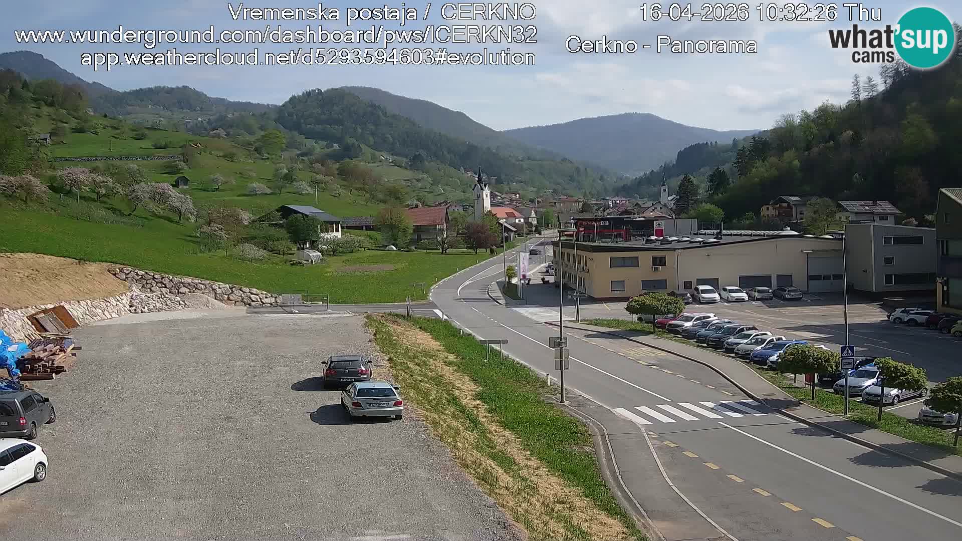 Cerkno ulaz u grad – Kamera uživo