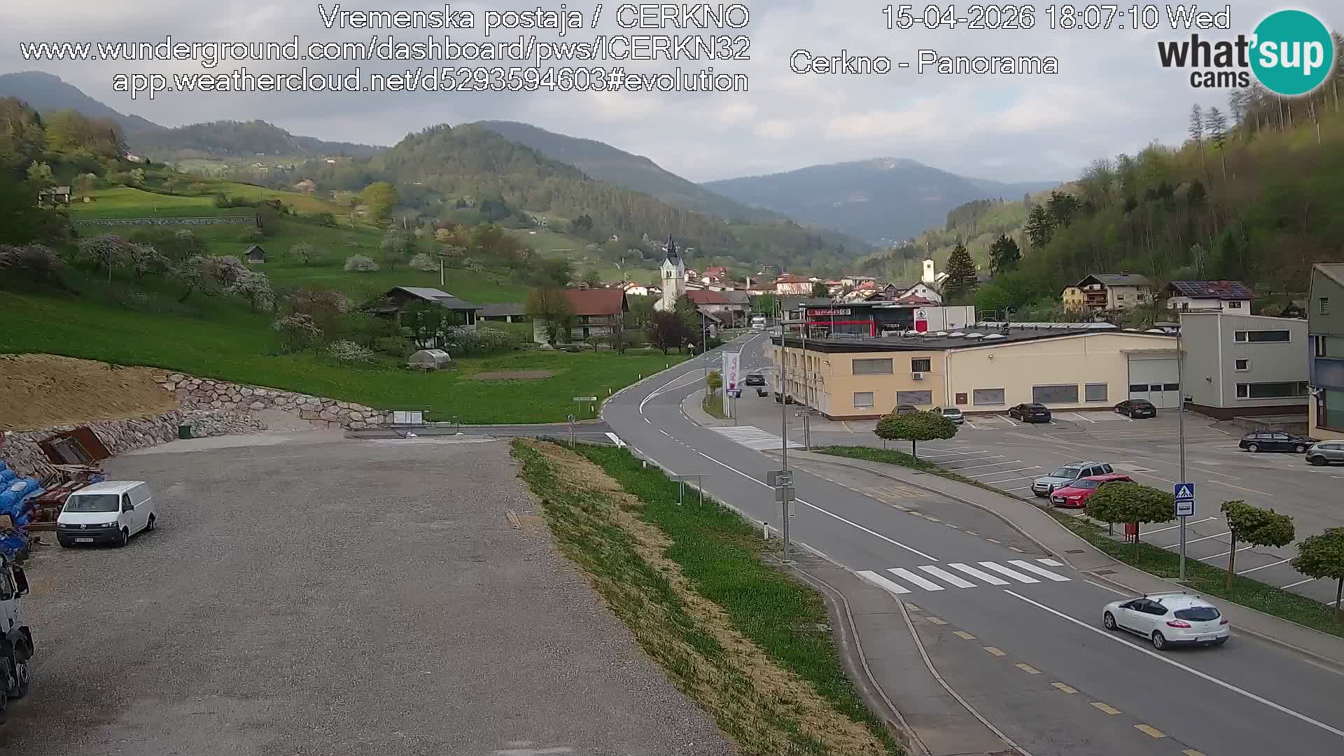 Cerkno Stadteingang Live-Webcam