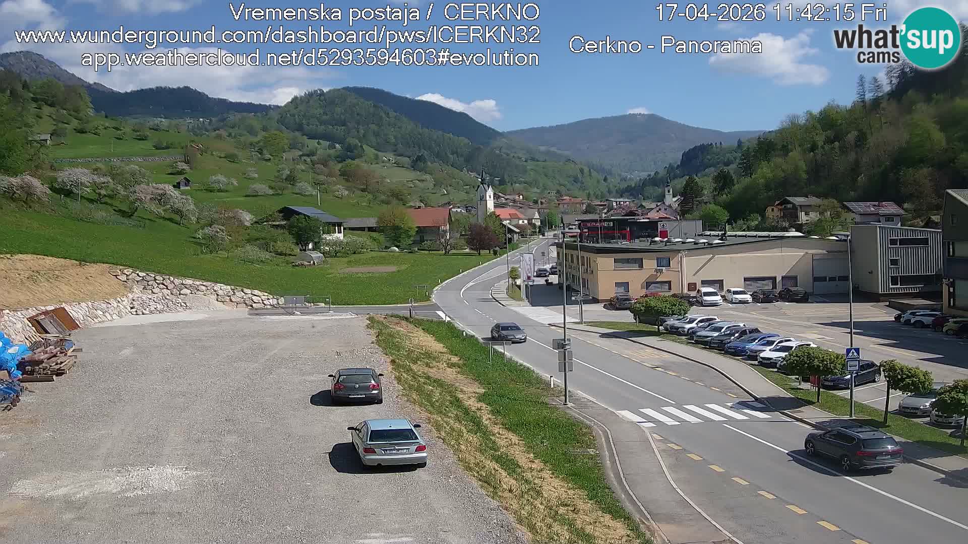 Cerkno Stadteingang Live-Webcam