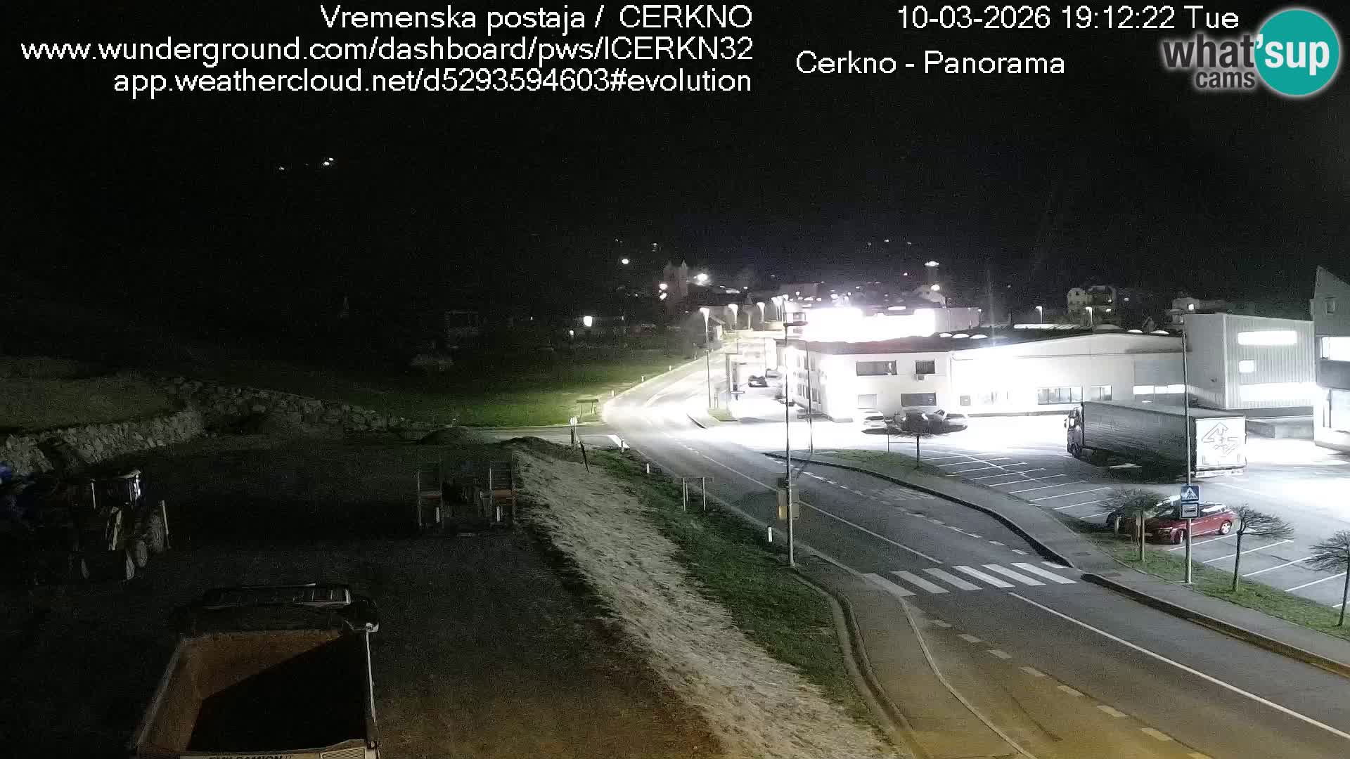 Cerkno ulaz u grad – Kamera uživo