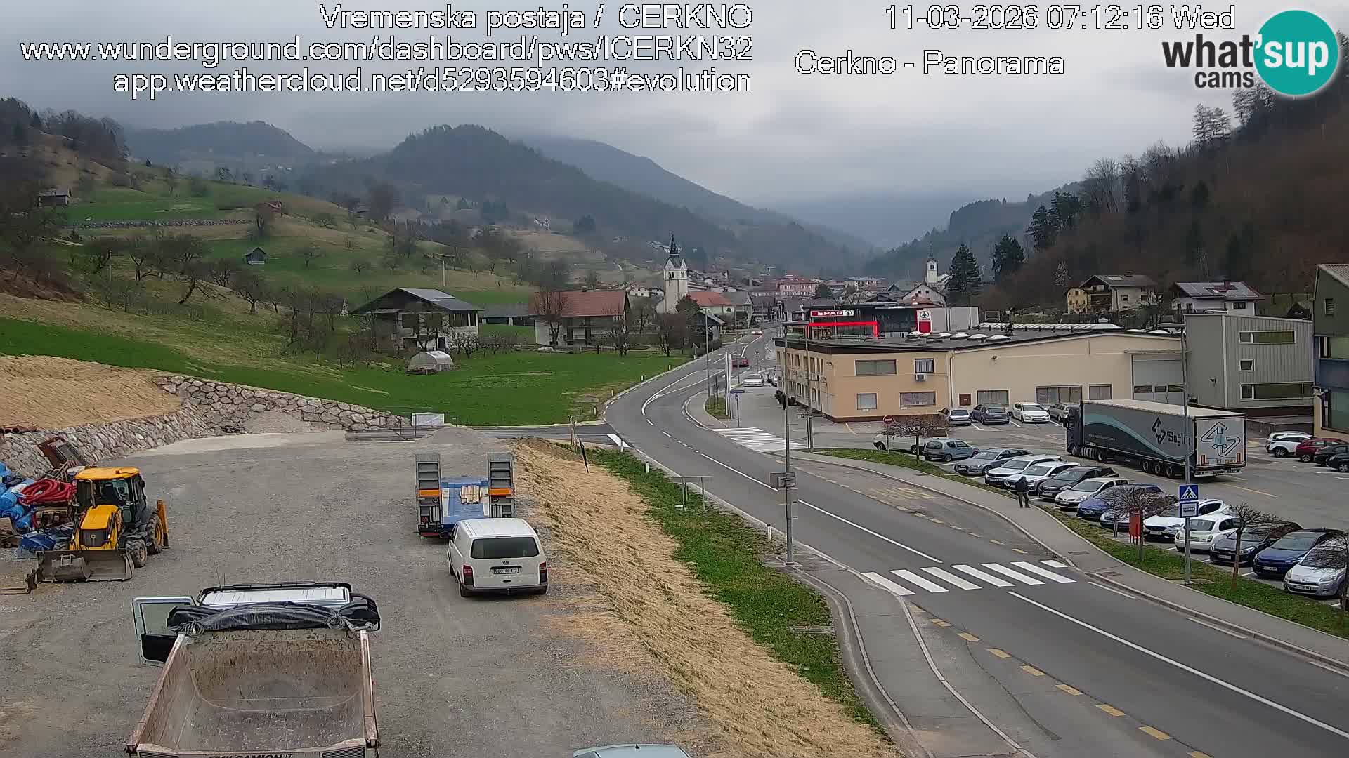 Webcam Ingresso Città di Cerkno
