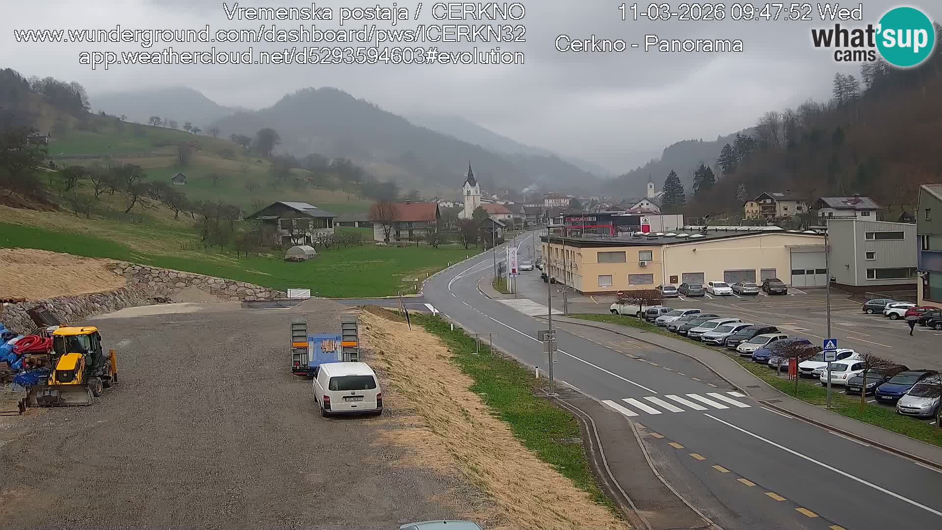 Cerkno ulaz u grad – Kamera uživo