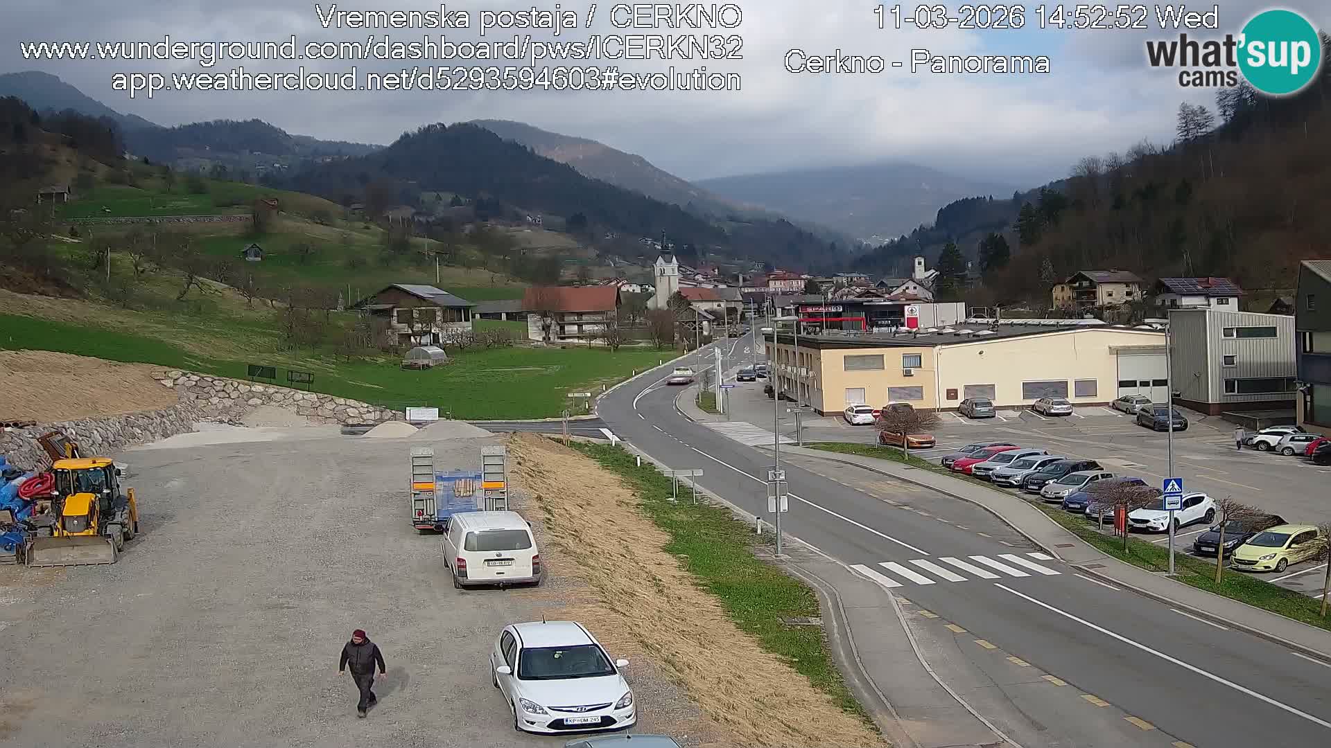 Cerkno Stadteingang Live-Webcam