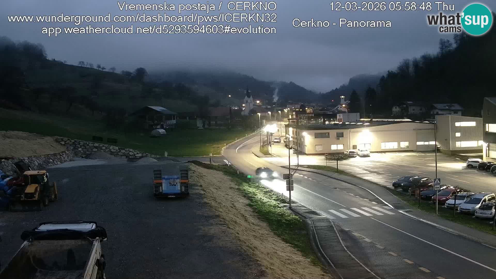 Cerkno Stadteingang Live-Webcam