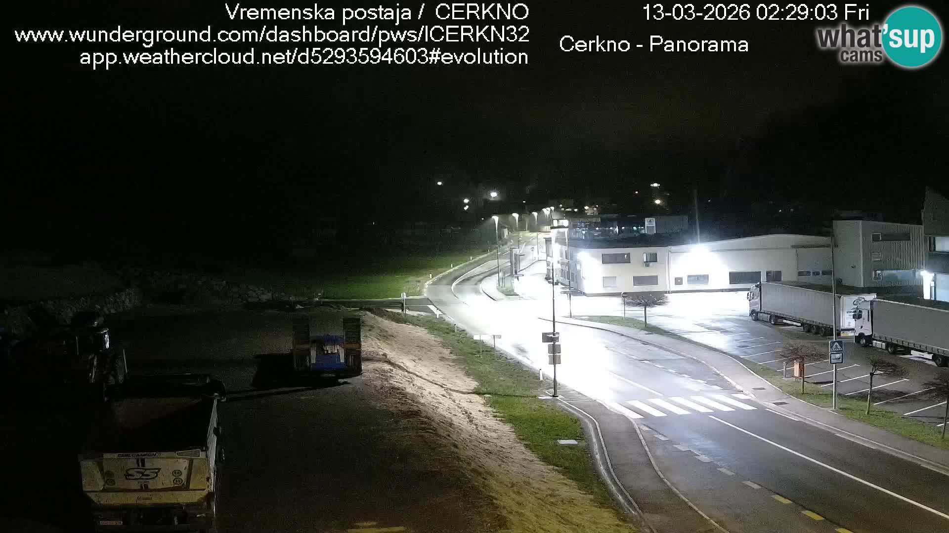 Cerkno ulaz u grad – Kamera uživo