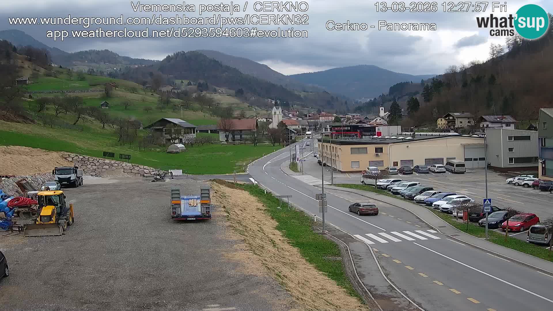 Cerkno Stadteingang Live-Webcam