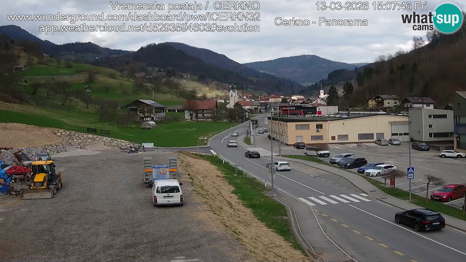 Cerkno Stadteingang Live-Webcam