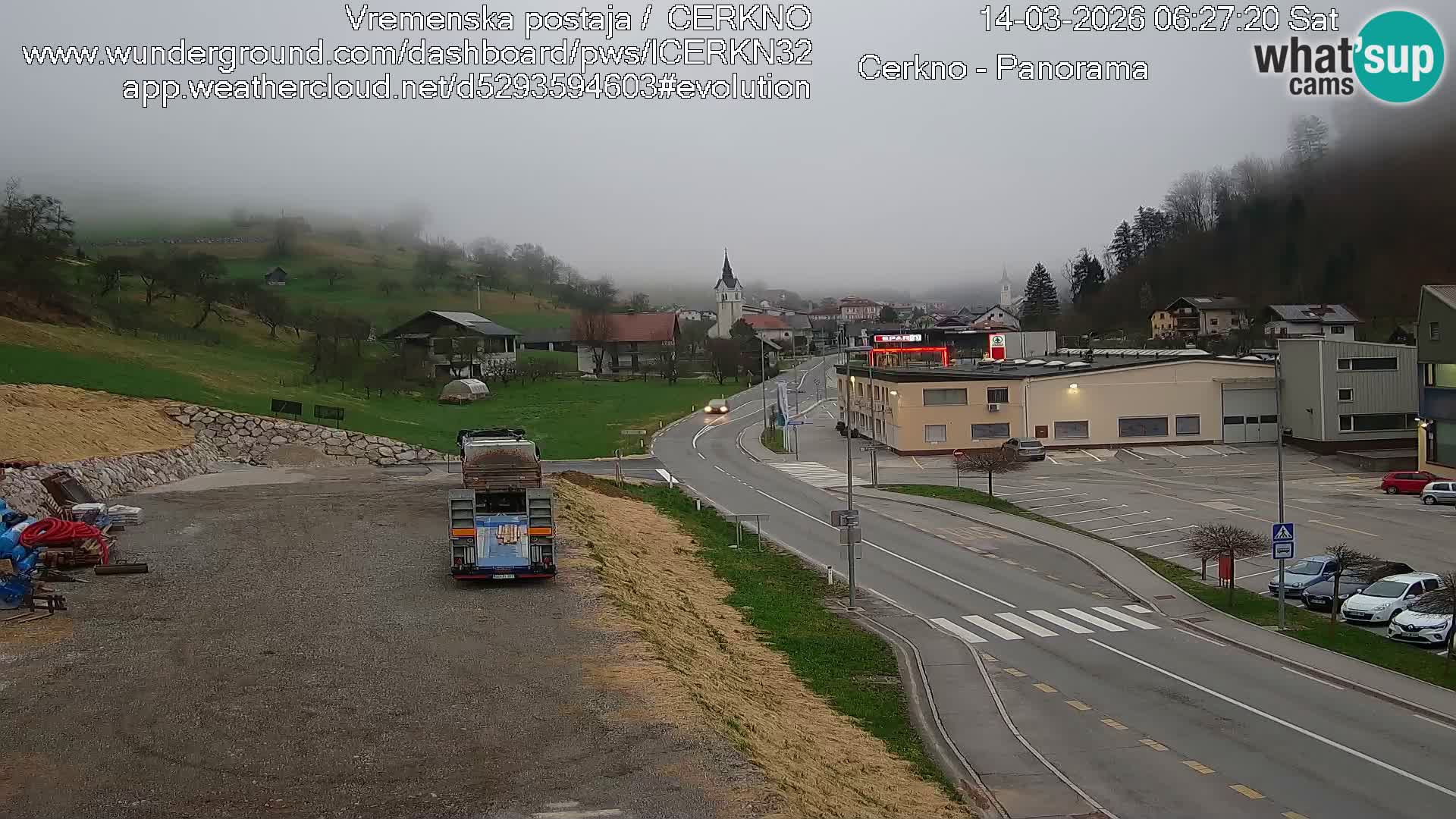 Cerkno Stadteingang Live-Webcam