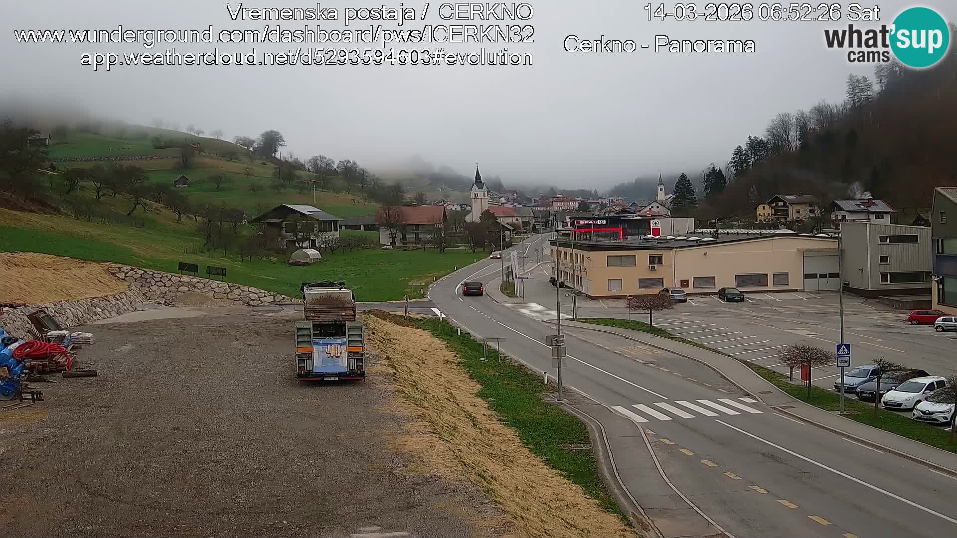 Cerkno Stadteingang Live-Webcam
